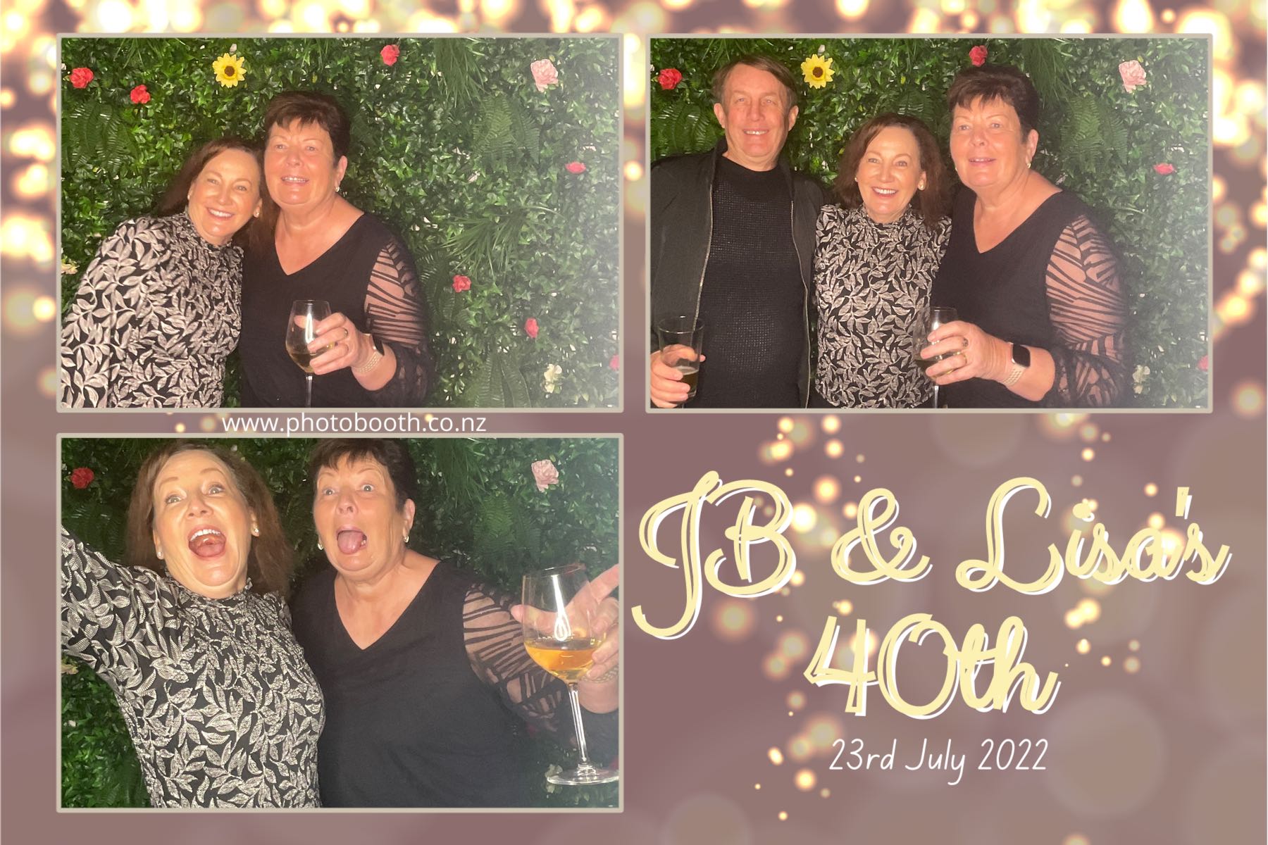 JB & Lisa's 40th Birthday | View more photos from the event at gallery.photobooth.co.nz/u/SelfieCentral/JB-Lisas-40th-Birthday