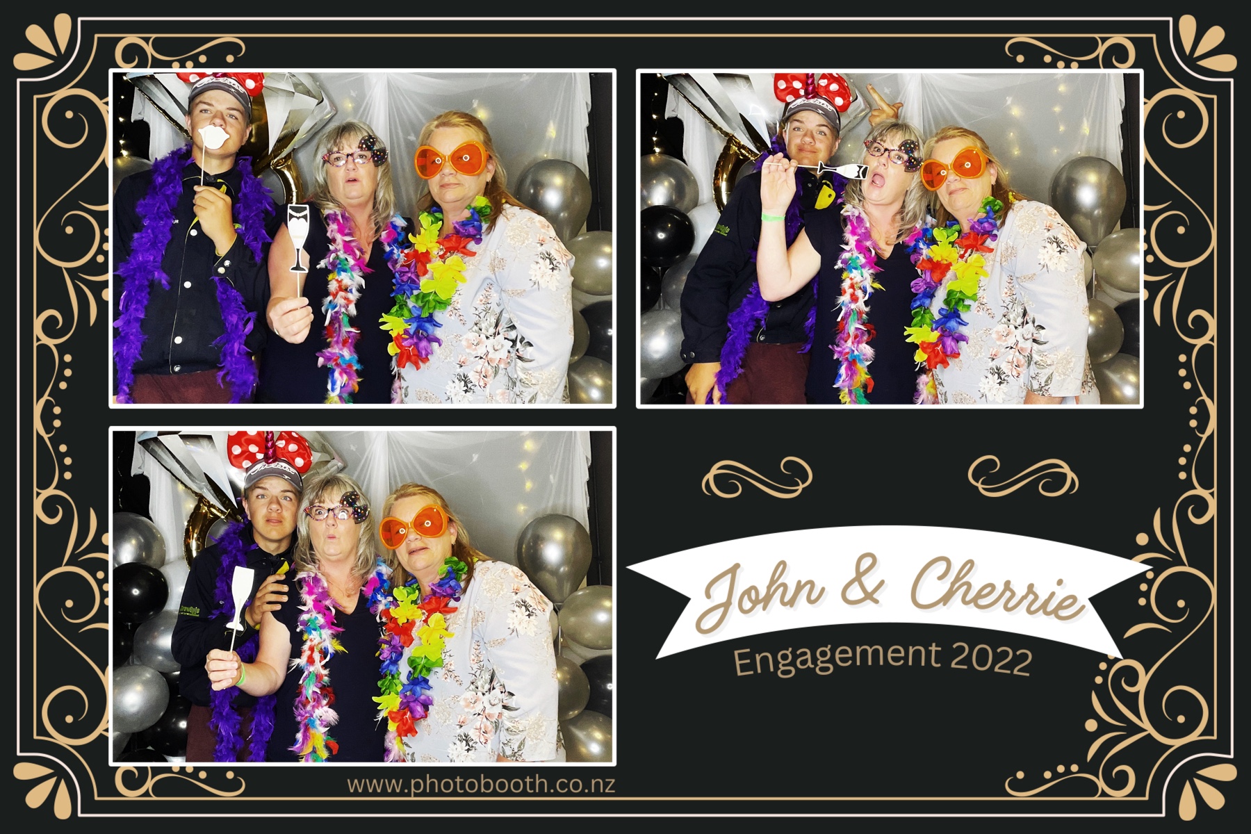 John & Cherrie's Engagement | View more photos from the event at gallery.photobooth.co.nz/u/SelfieCentral/John-Cherries-Engagement