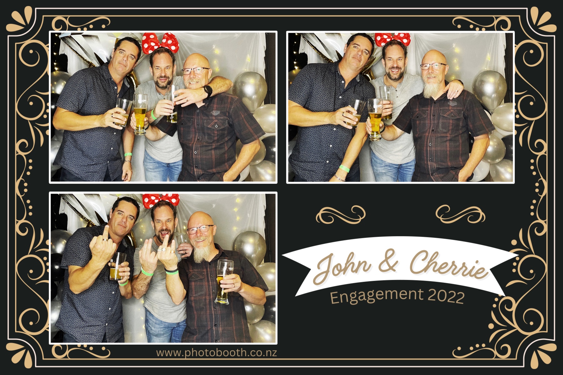 John & Cherrie's Engagement | View more photos from the event at gallery.photobooth.co.nz/u/SelfieCentral/John-Cherries-Engagement