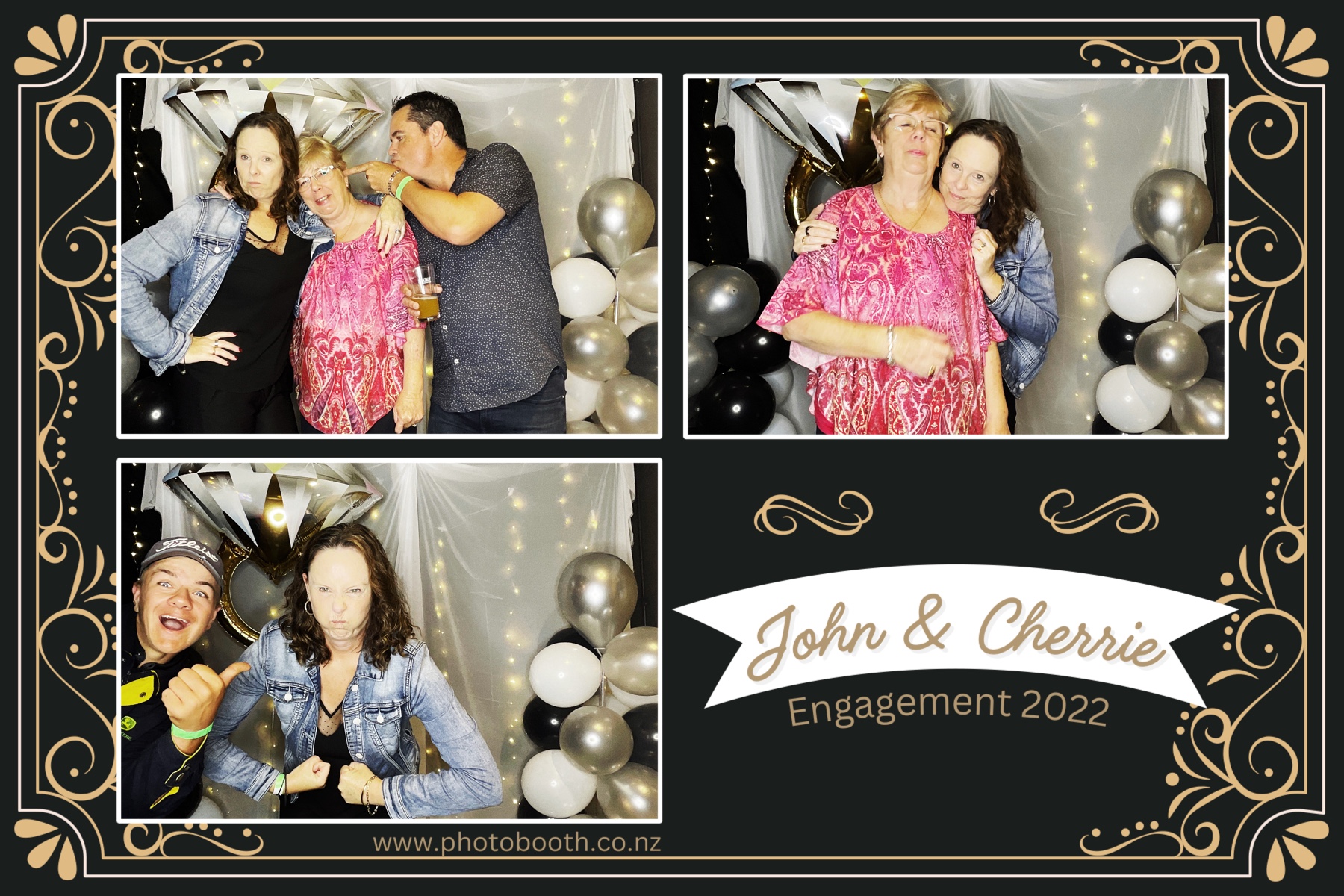 John & Cherrie's Engagement | View more photos from the event at gallery.photobooth.co.nz/u/SelfieCentral/John-Cherries-Engagement