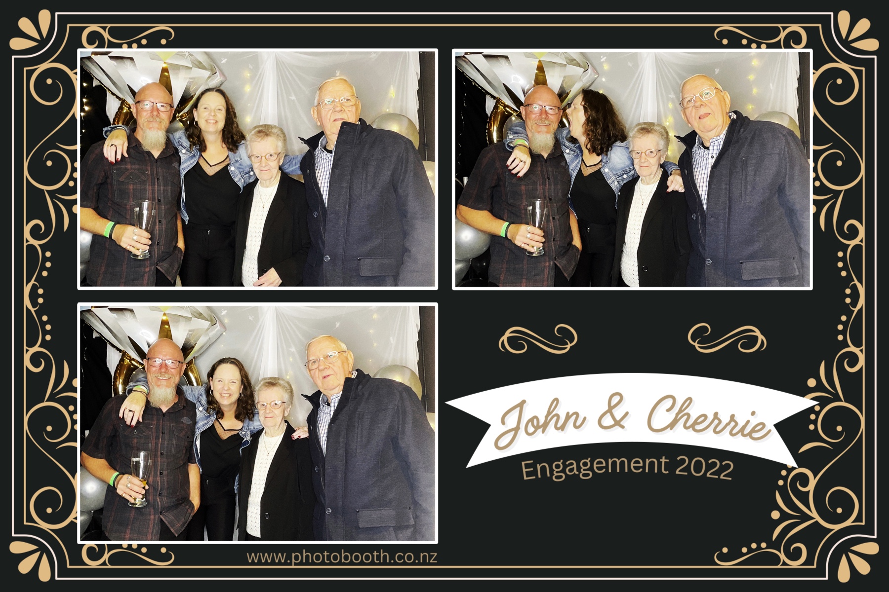 John & Cherrie's Engagement | View more photos from the event at gallery.photobooth.co.nz/u/SelfieCentral/John-Cherries-Engagement