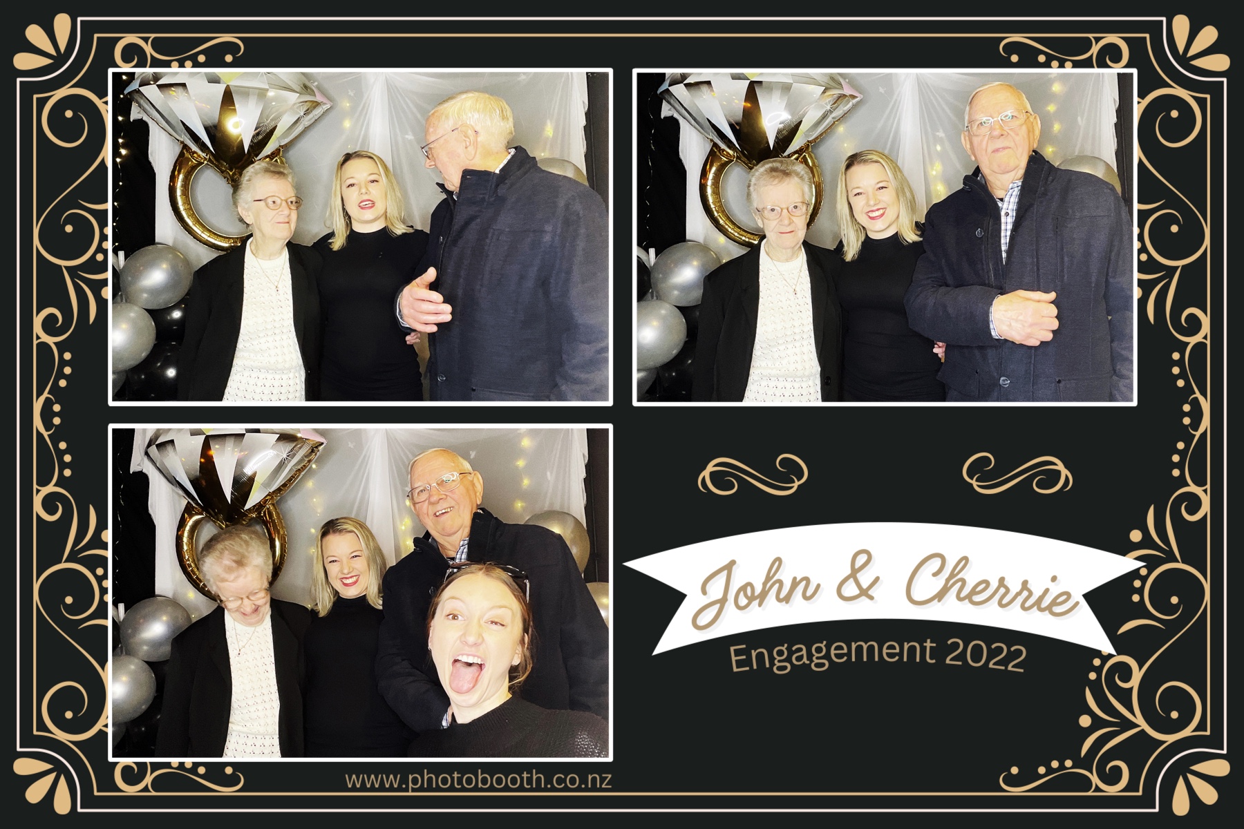 John & Cherrie's Engagement | View more photos from the event at gallery.photobooth.co.nz/u/SelfieCentral/John-Cherries-Engagement