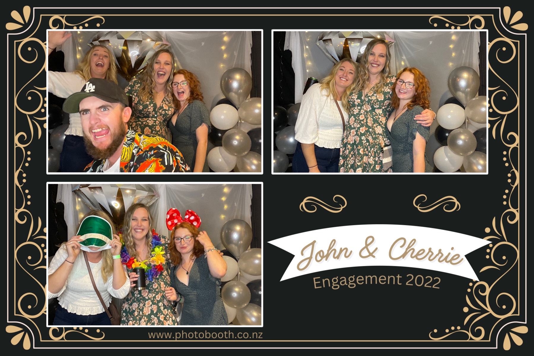 John & Cherrie's Engagement | View more photos from the event at gallery.photobooth.co.nz/u/SelfieCentral/John-Cherries-Engagement