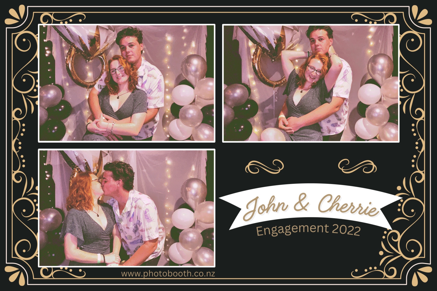 John & Cherrie's Engagement | View more photos from the event at gallery.photobooth.co.nz/u/SelfieCentral/John-Cherries-Engagement