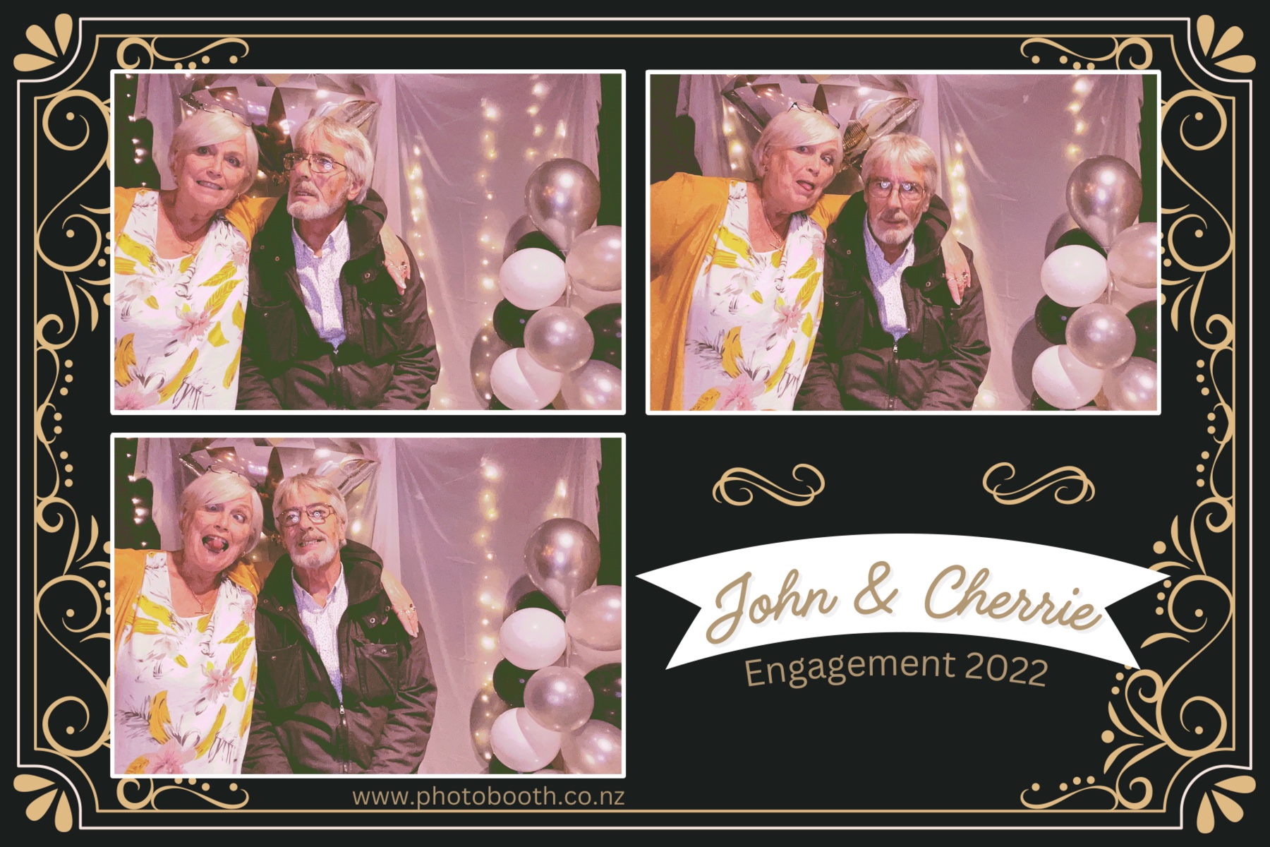 John & Cherrie's Engagement | View more photos from the event at gallery.photobooth.co.nz/u/SelfieCentral/John-Cherries-Engagement