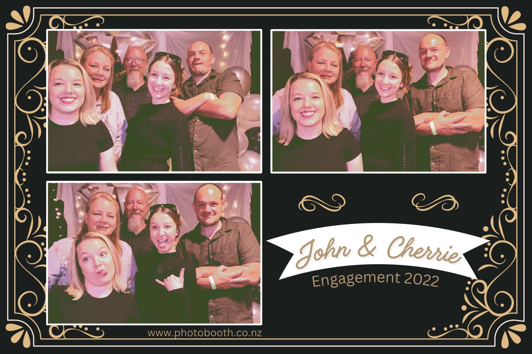 John & Cherrie's Engagement | View more photos from the event at gallery.photobooth.co.nz/u/SelfieCentral/John-Cherries-Engagement