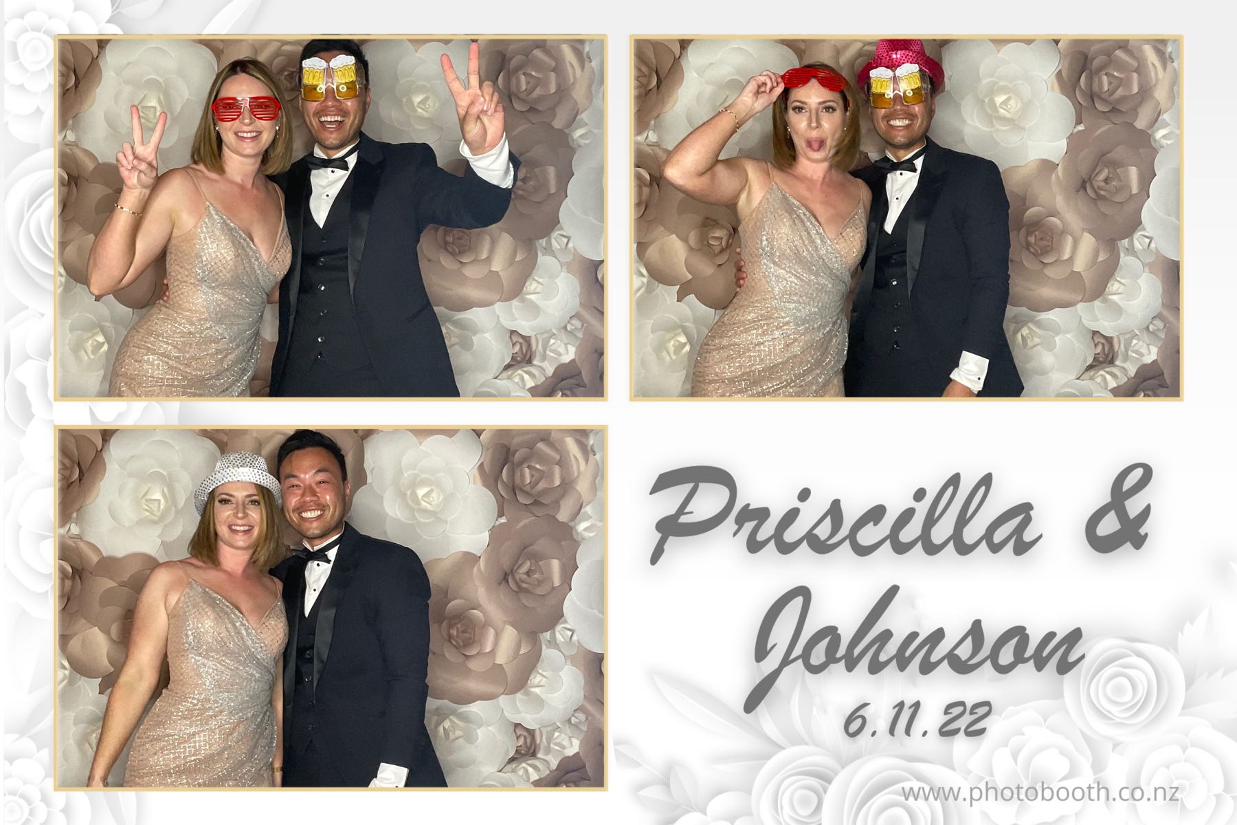 Johnson & Priscilla's Wedding | View more photos from the event at gallery.photobooth.co.nz/u/SelfieCentral/Johnson-Priscillas-Wedding