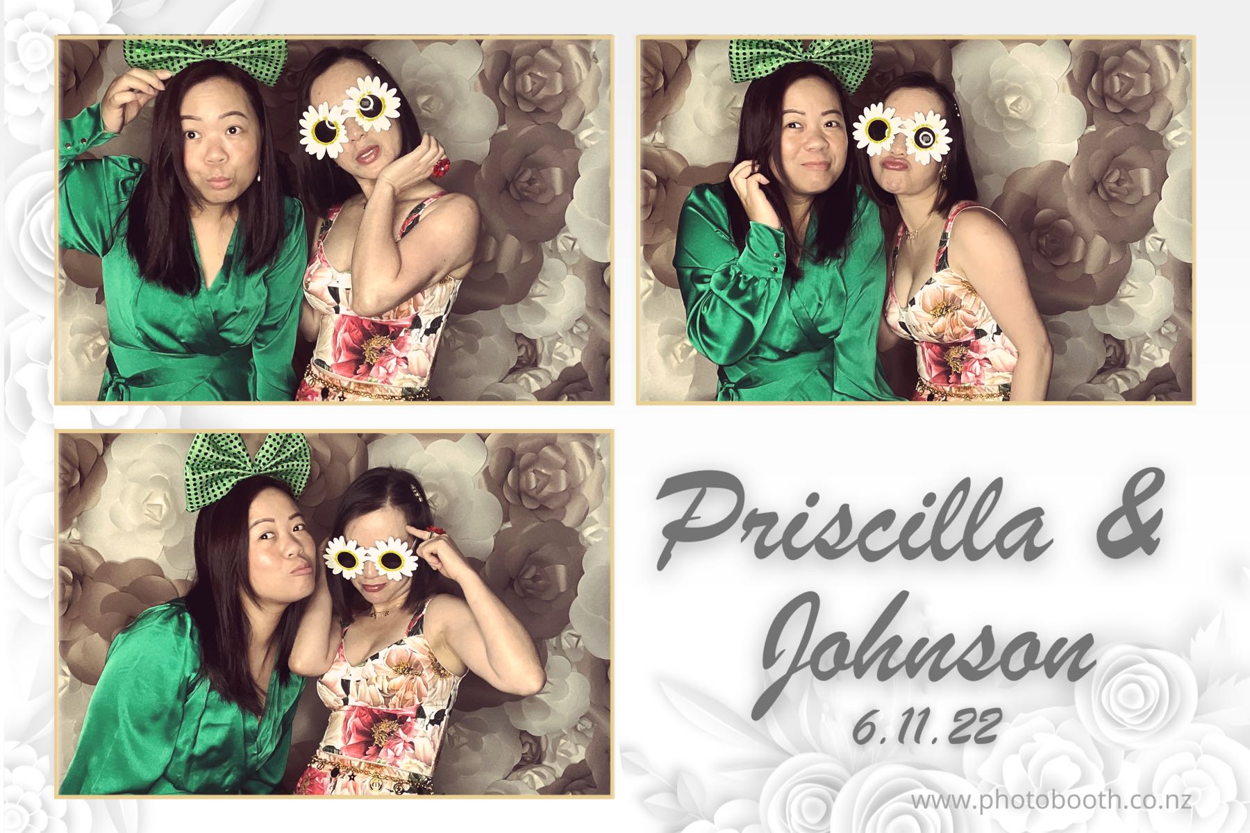 Johnson & Priscilla's Wedding | View more photos from the event at gallery.photobooth.co.nz/u/SelfieCentral/Johnson-Priscillas-Wedding
