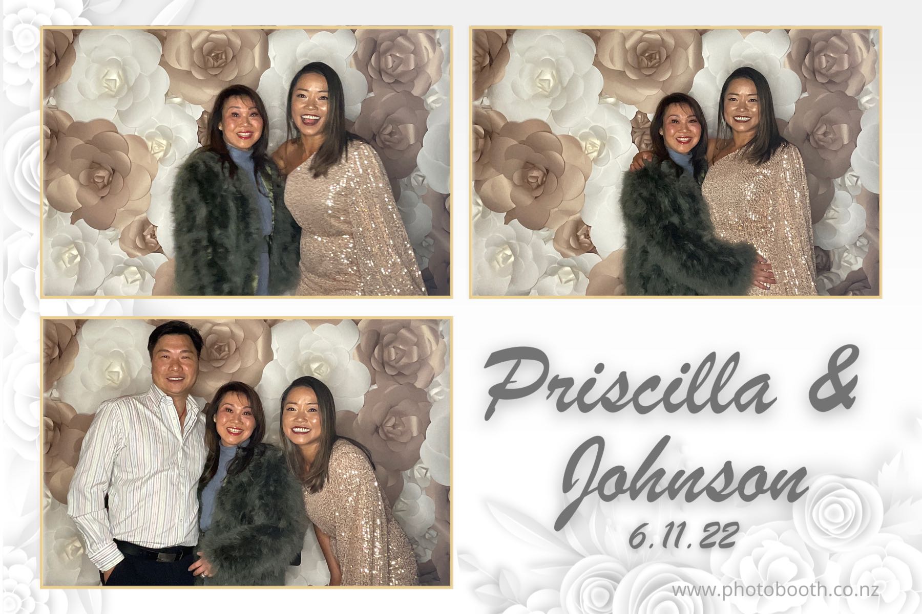 Johnson & Priscilla's Wedding | View more photos from the event at gallery.photobooth.co.nz/u/SelfieCentral/Johnson-Priscillas-Wedding