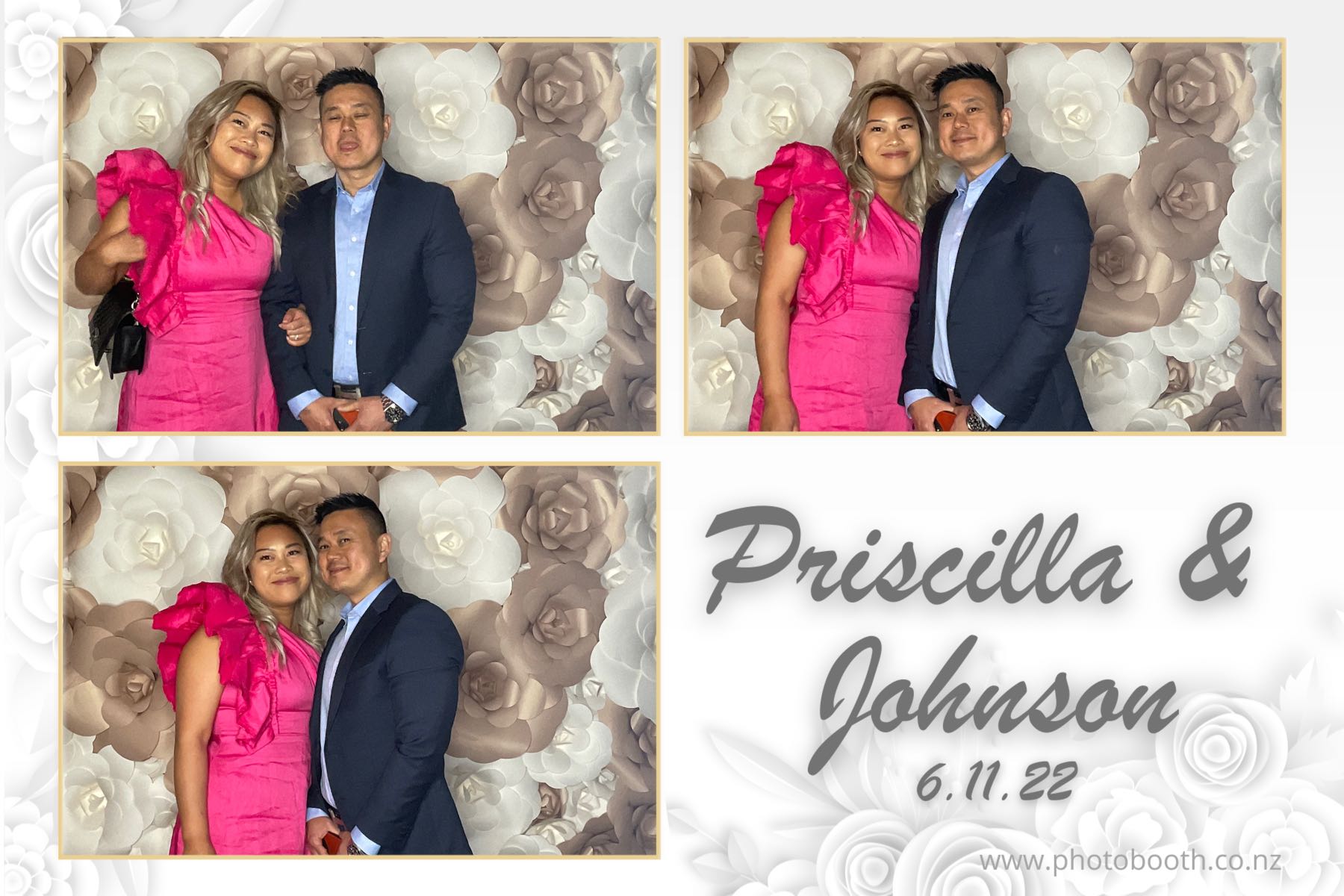Johnson & Priscilla's Wedding | View more photos from the event at gallery.photobooth.co.nz/u/SelfieCentral/Johnson-Priscillas-Wedding
