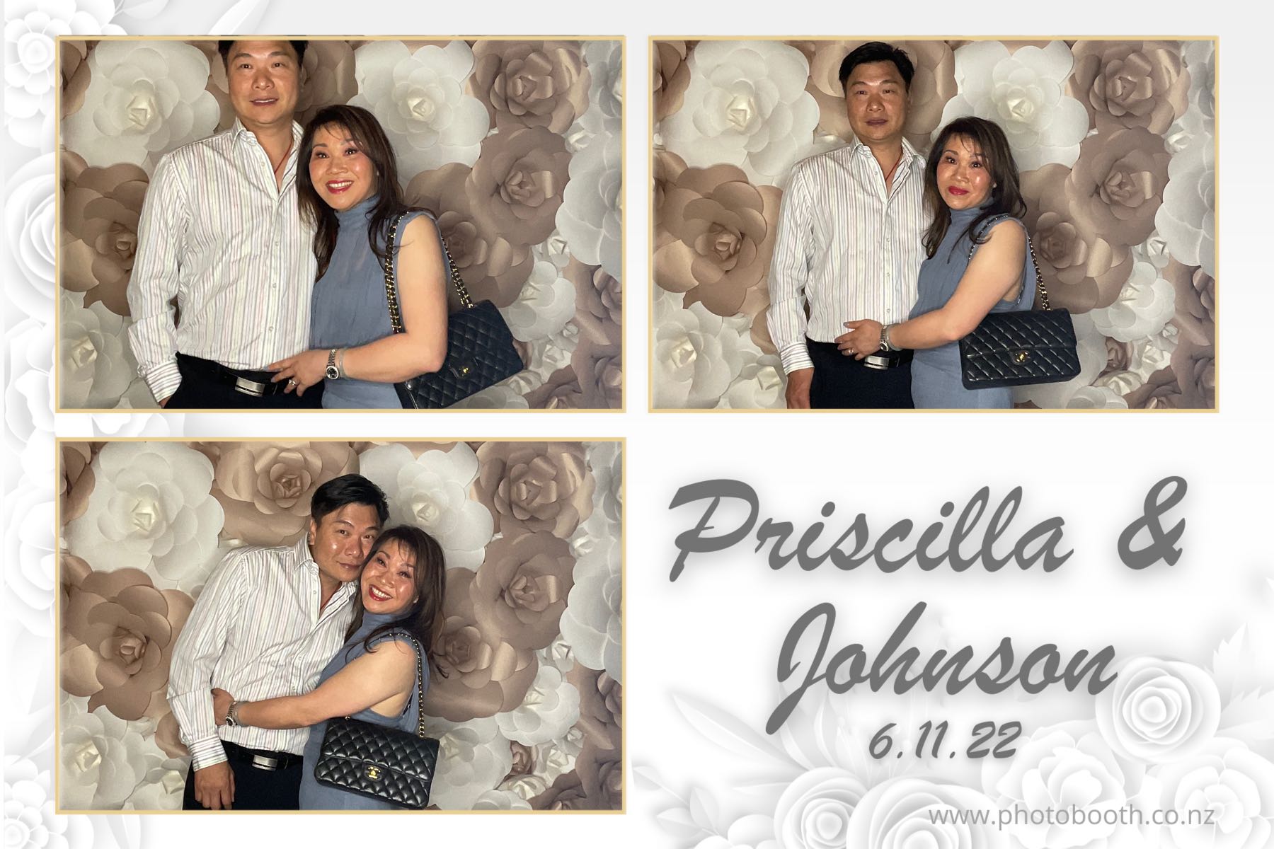 Johnson & Priscilla's Wedding | View more photos from the event at gallery.photobooth.co.nz/u/SelfieCentral/Johnson-Priscillas-Wedding