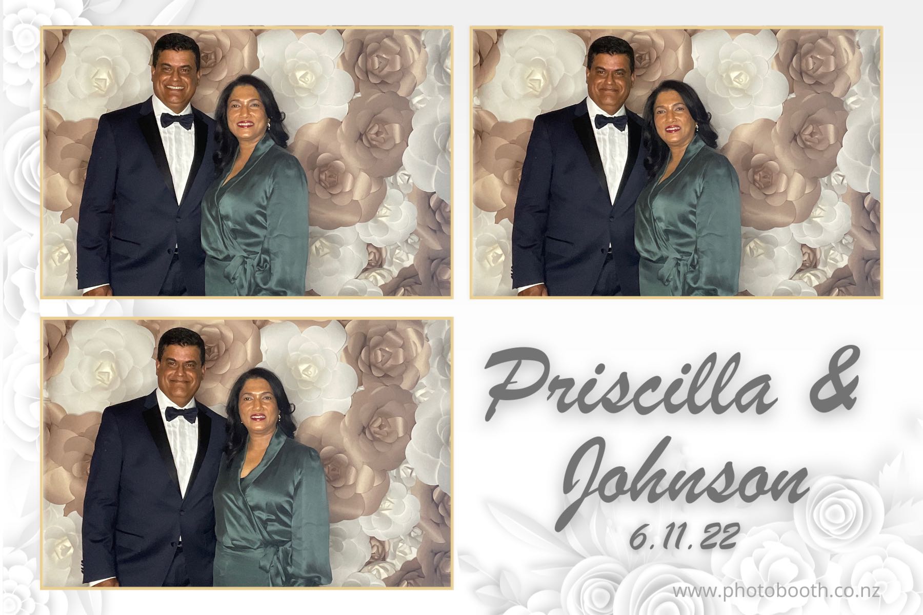 Johnson & Priscilla's Wedding | View more photos from the event at gallery.photobooth.co.nz/u/SelfieCentral/Johnson-Priscillas-Wedding