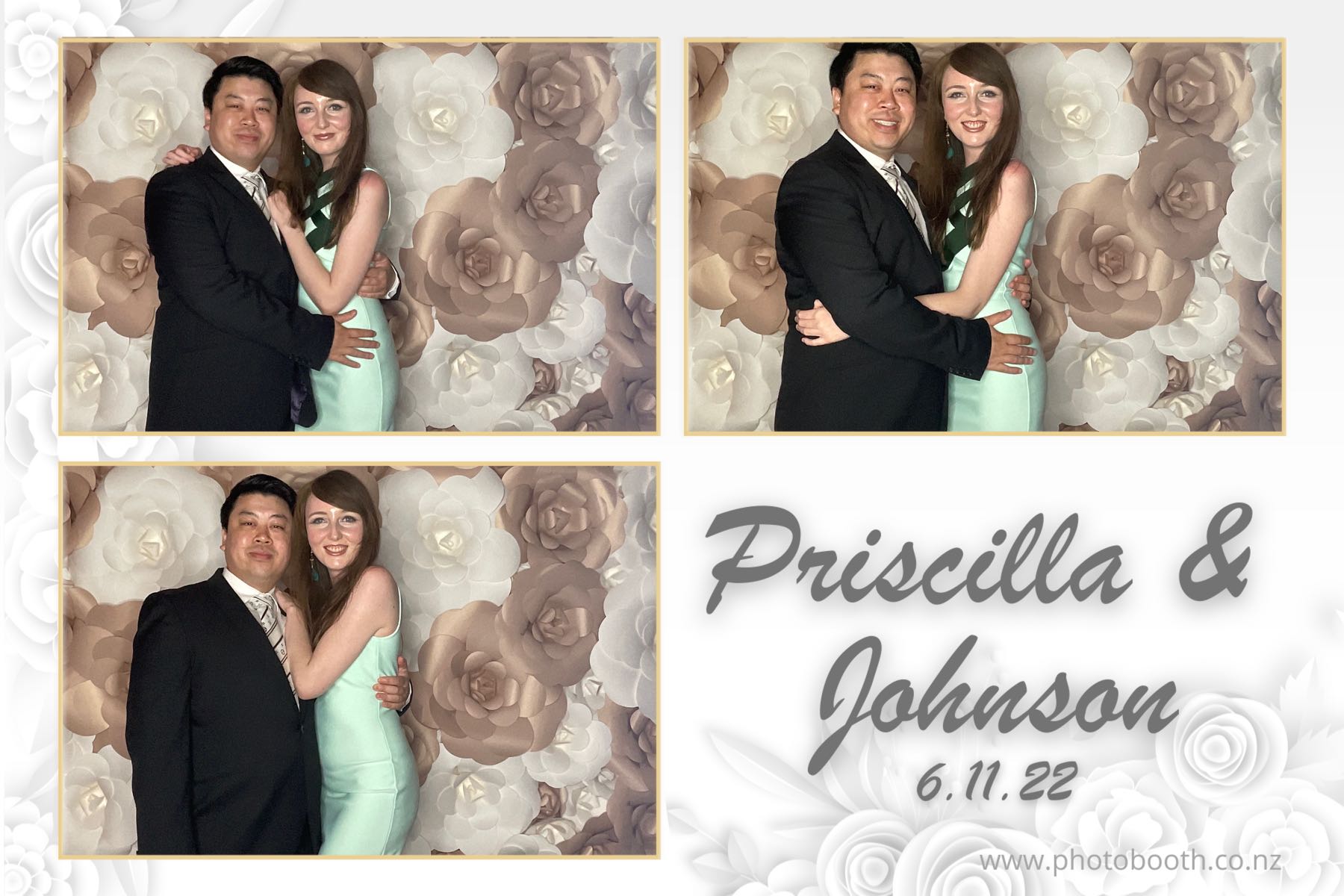 Johnson & Priscilla's Wedding | View more photos from the event at gallery.photobooth.co.nz/u/SelfieCentral/Johnson-Priscillas-Wedding