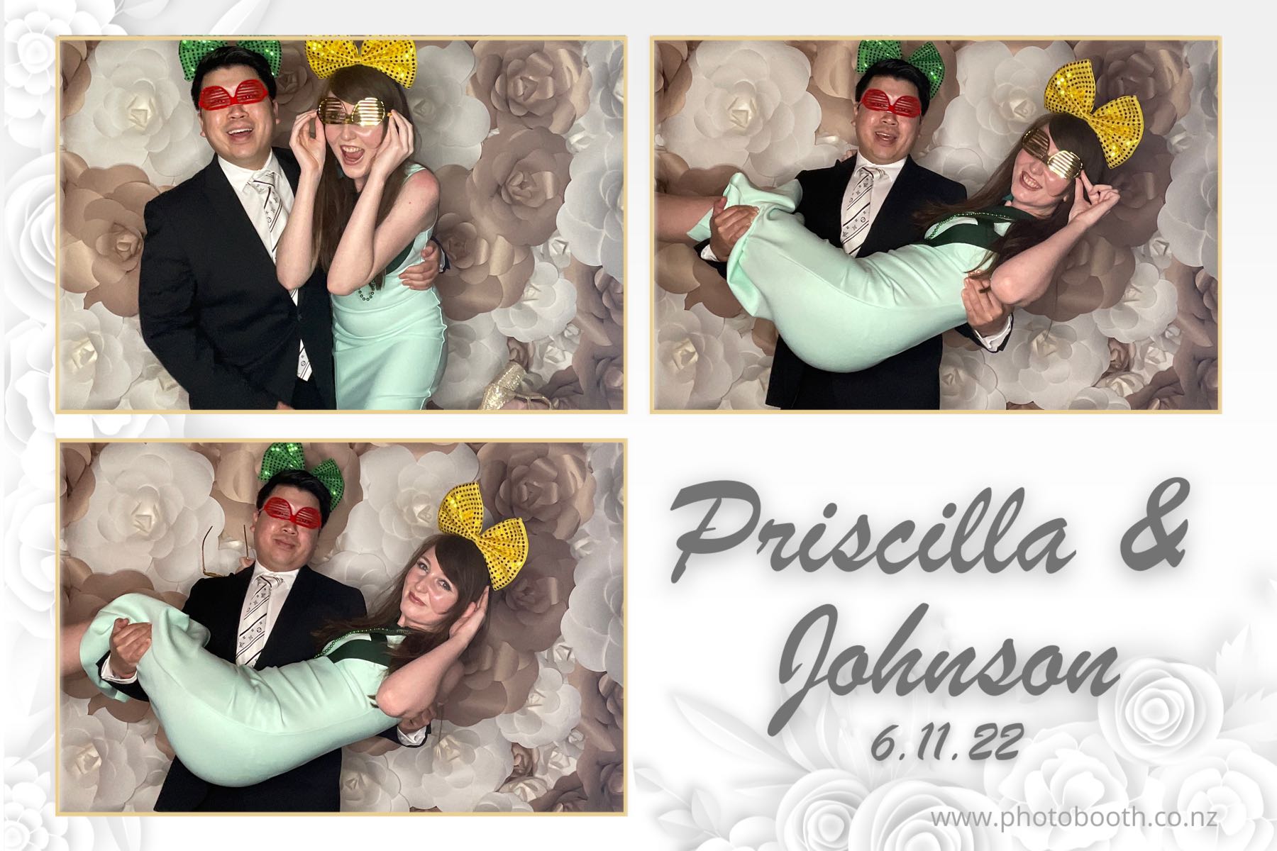 Johnson & Priscilla's Wedding | View more photos from the event at gallery.photobooth.co.nz/u/SelfieCentral/Johnson-Priscillas-Wedding