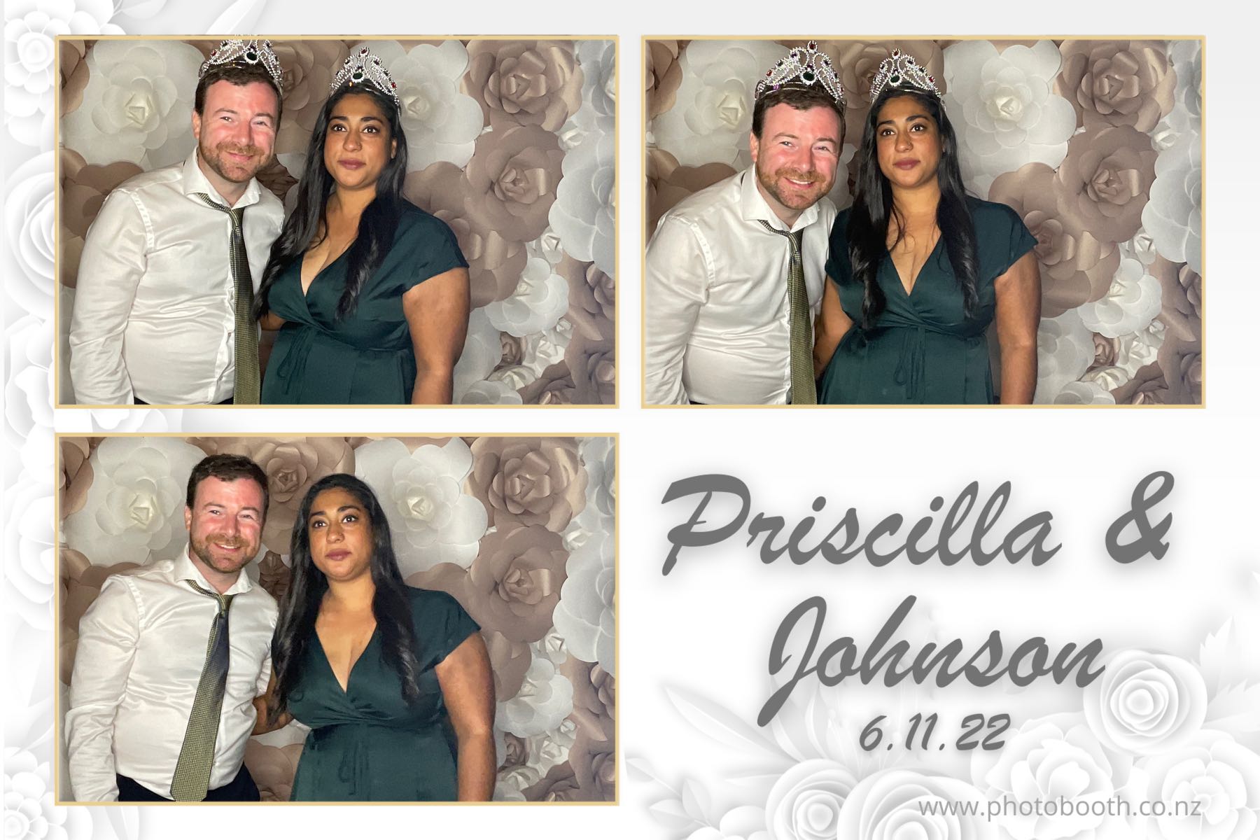 Johnson & Priscilla's Wedding | View more photos from the event at gallery.photobooth.co.nz/u/SelfieCentral/Johnson-Priscillas-Wedding