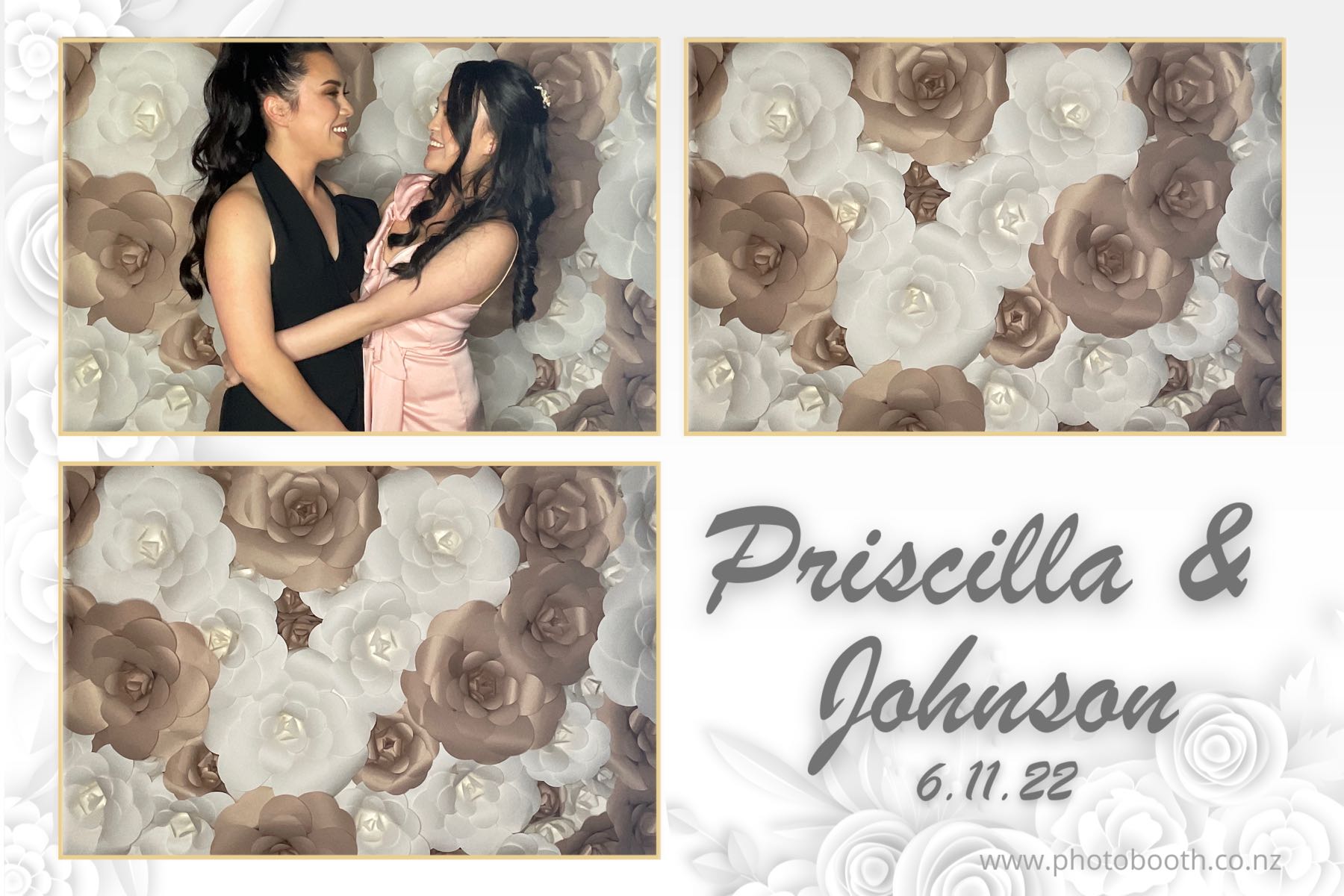 Johnson & Priscilla's Wedding | View more photos from the event at gallery.photobooth.co.nz/u/SelfieCentral/Johnson-Priscillas-Wedding