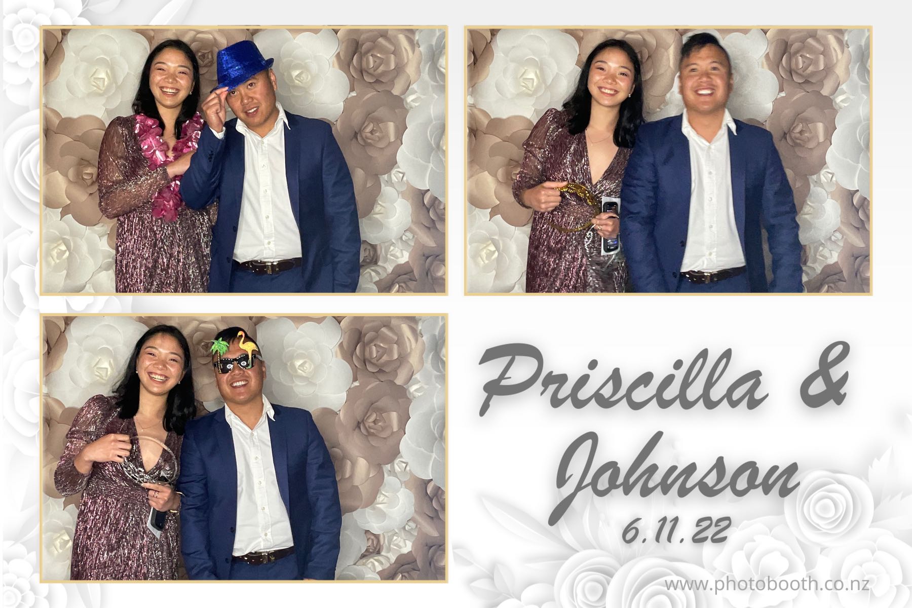 Johnson & Priscilla's Wedding | View more photos from the event at gallery.photobooth.co.nz/u/SelfieCentral/Johnson-Priscillas-Wedding