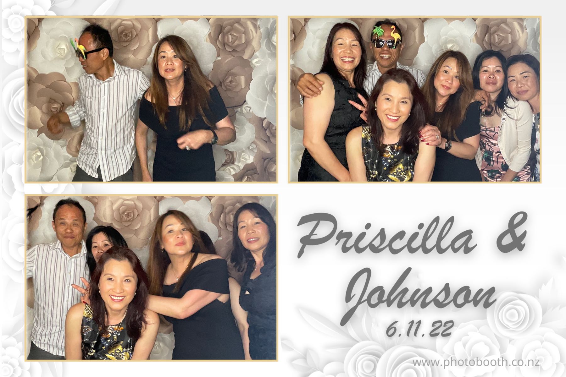 Johnson & Priscilla's Wedding | View more photos from the event at gallery.photobooth.co.nz/u/SelfieCentral/Johnson-Priscillas-Wedding