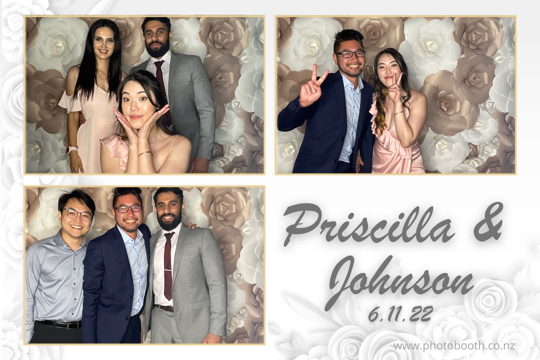 Johnson & Priscilla's Wedding | View more photos from the event at gallery.photobooth.co.nz/u/SelfieCentral/Johnson-Priscillas-Wedding