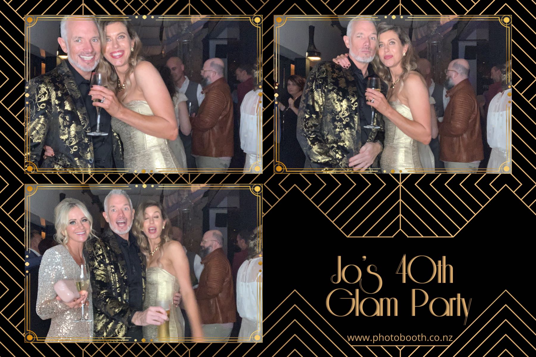 Jo's Glam 40th | View more photos from the event at gallery.photobooth.co.nz/u/SelfieCentral/Jos-Glam-40th