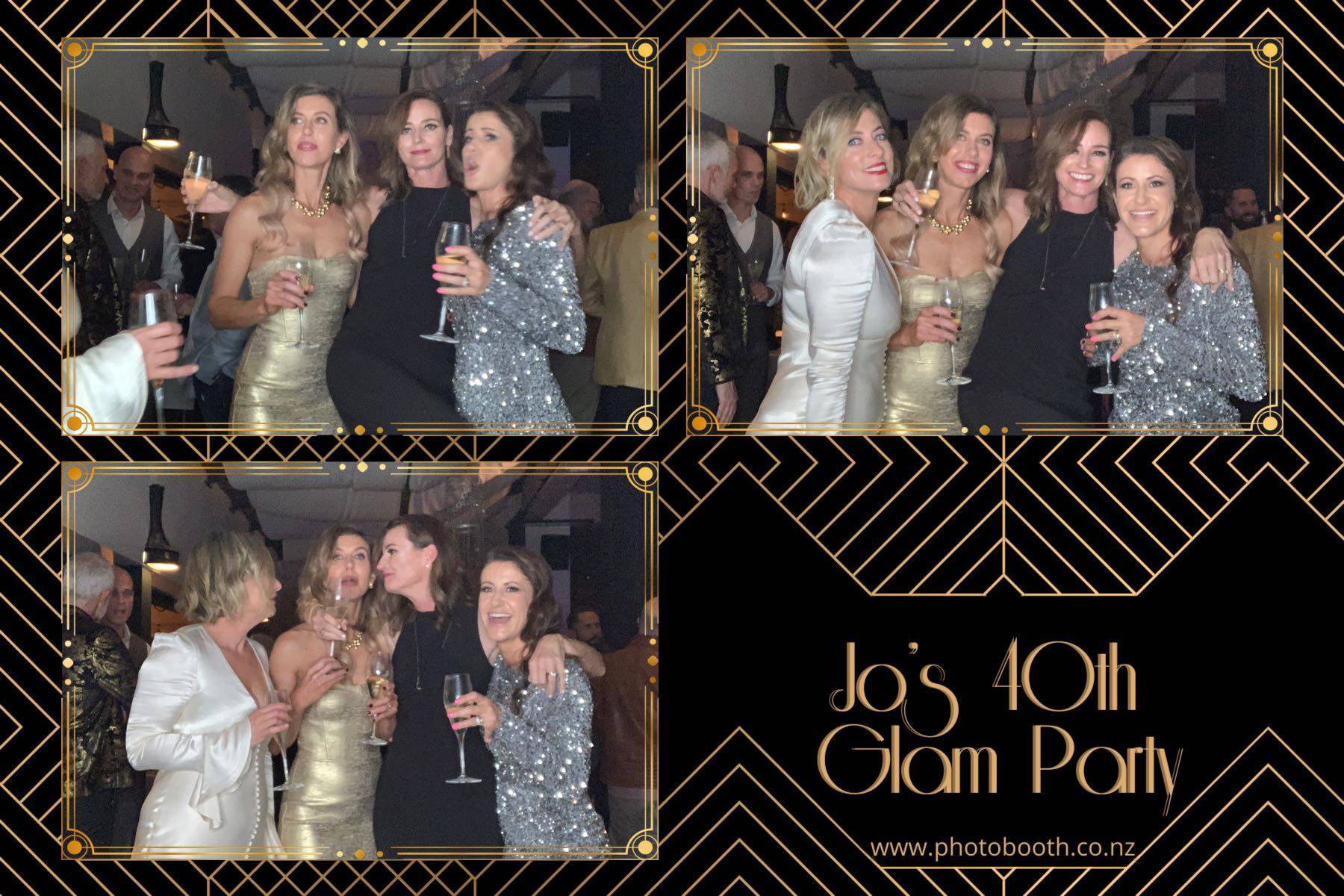 Jo's Glam 40th | View more photos from the event at gallery.photobooth.co.nz/u/SelfieCentral/Jos-Glam-40th