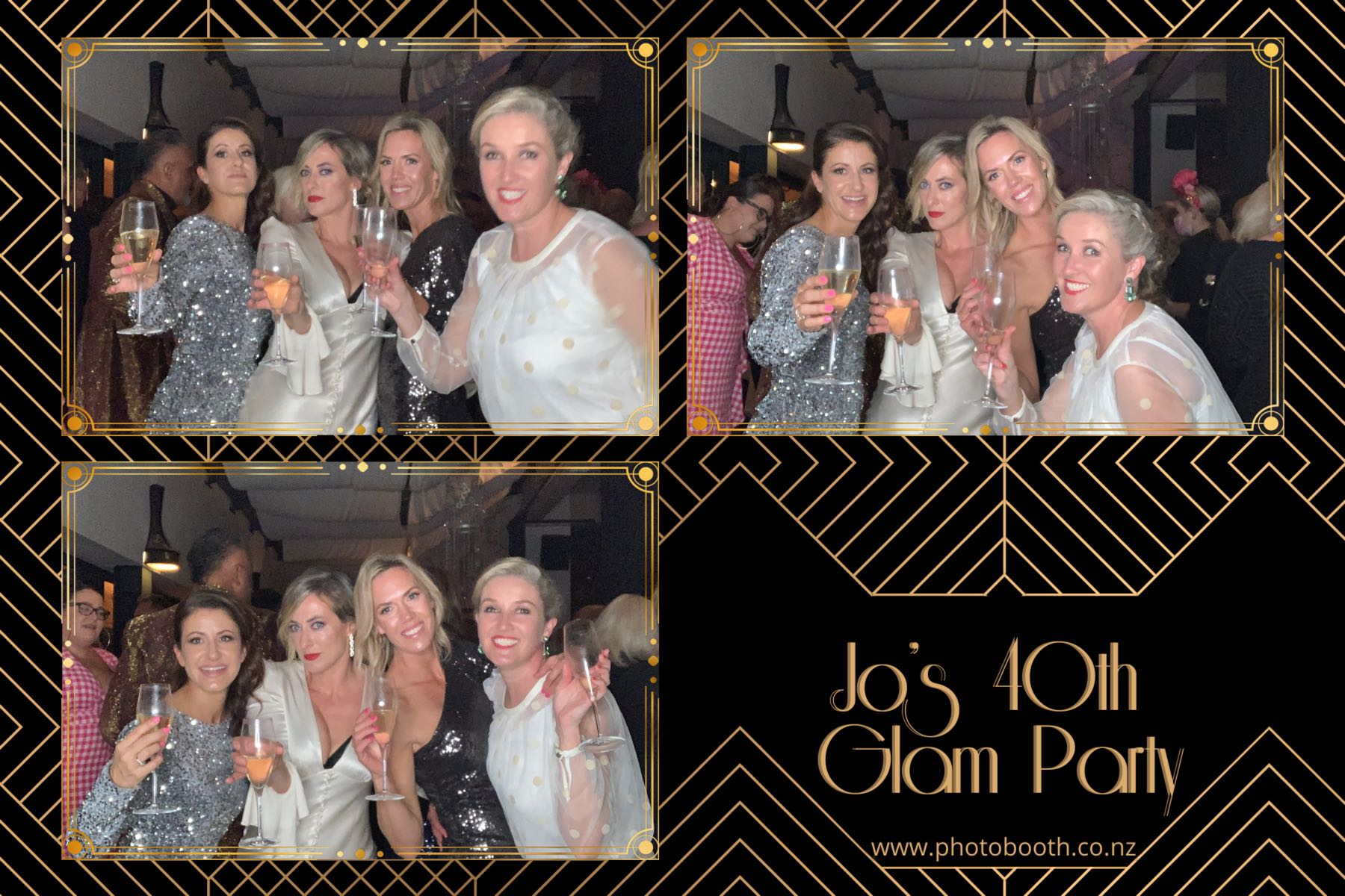 Jo's Glam 40th | View more photos from the event at gallery.photobooth.co.nz/u/SelfieCentral/Jos-Glam-40th