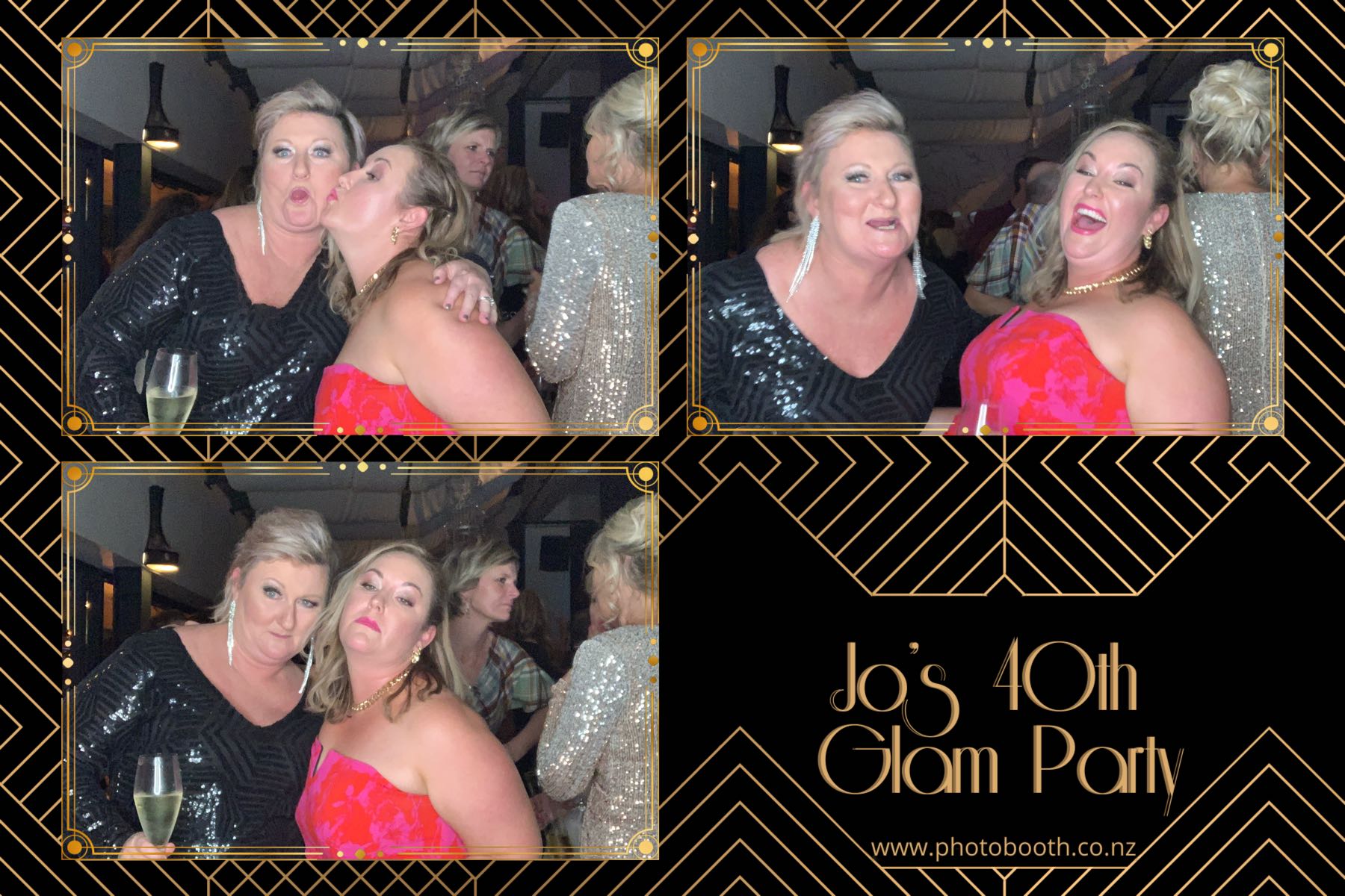 Jo's Glam 40th | View more photos from the event at gallery.photobooth.co.nz/u/SelfieCentral/Jos-Glam-40th