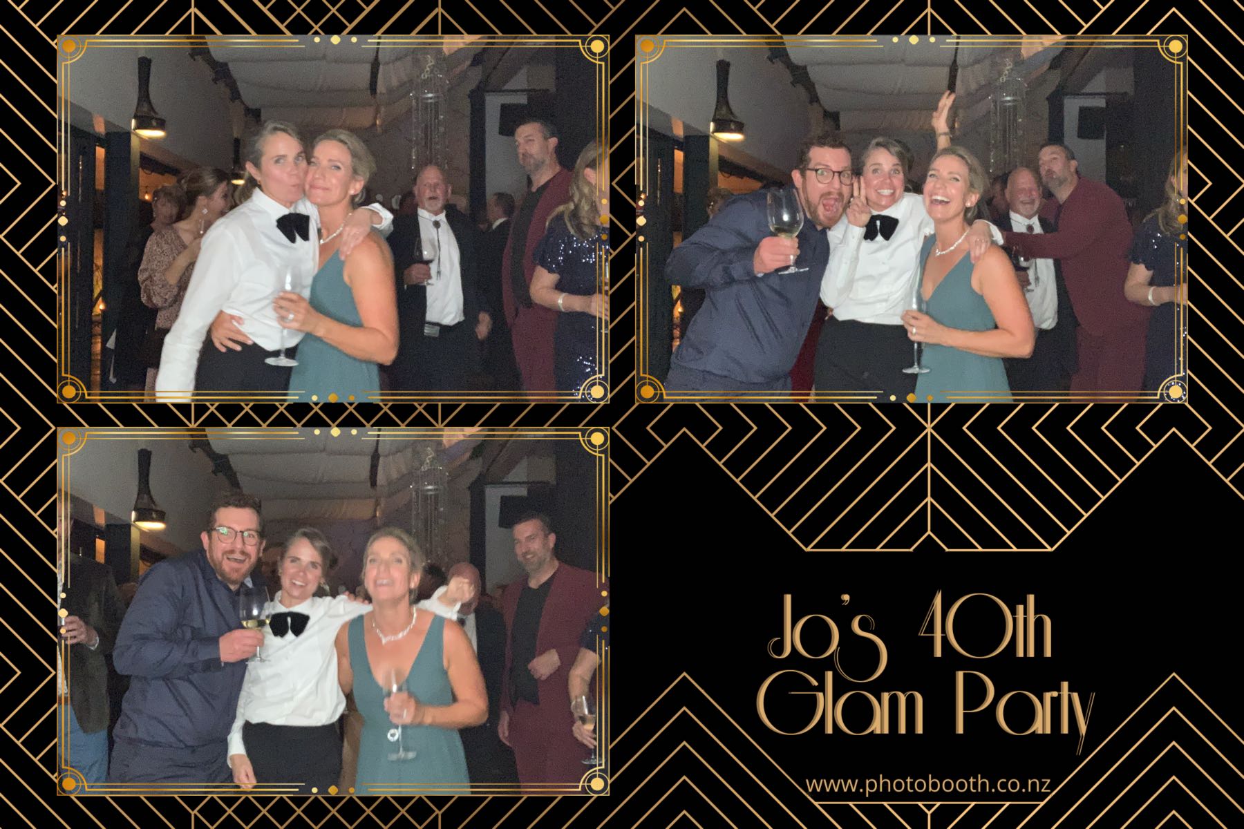 Jo's Glam 40th | View more photos from the event at gallery.photobooth.co.nz/u/SelfieCentral/Jos-Glam-40th