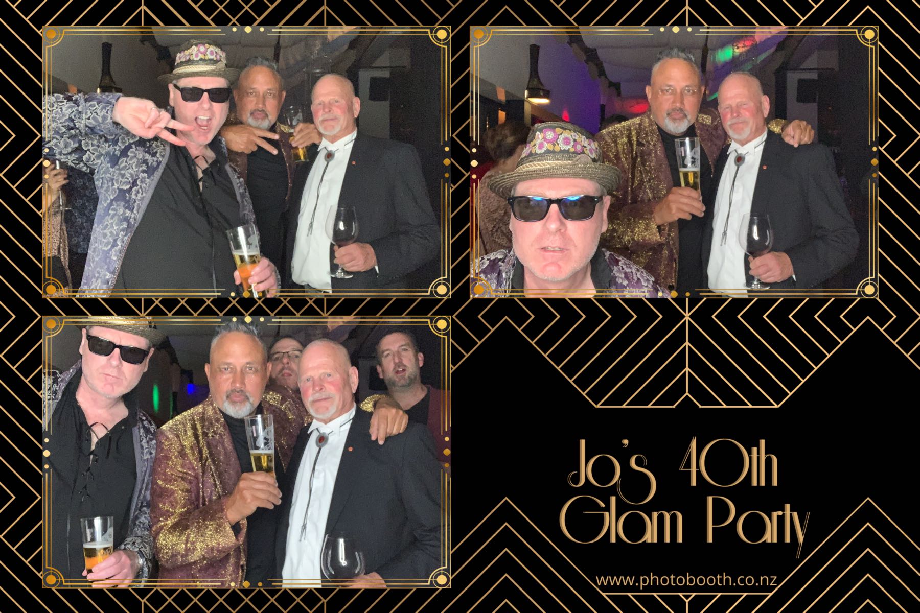 Jo's Glam 40th | View more photos from the event at gallery.photobooth.co.nz/u/SelfieCentral/Jos-Glam-40th