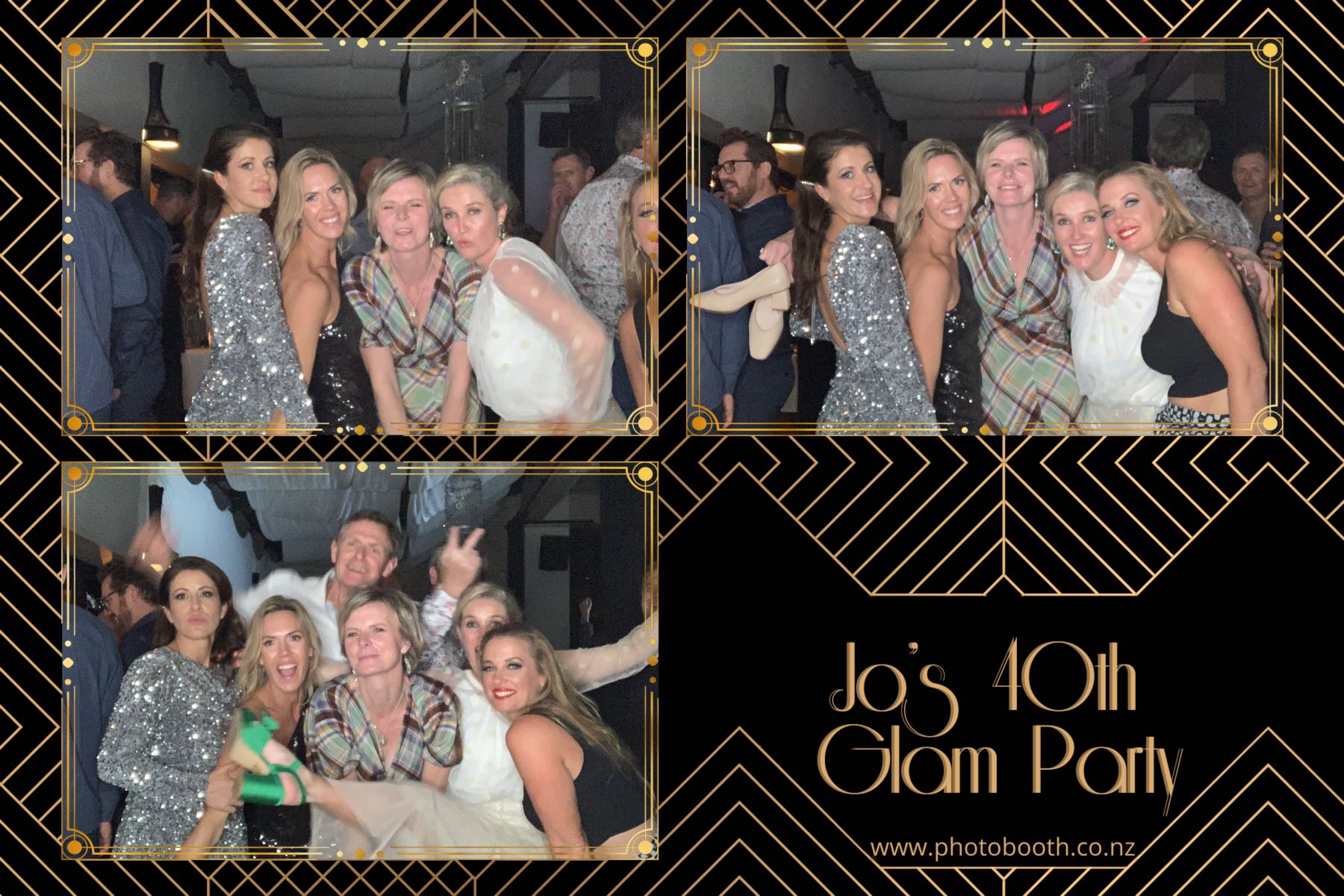 Jo's Glam 40th | View more photos from the event at gallery.photobooth.co.nz/u/SelfieCentral/Jos-Glam-40th