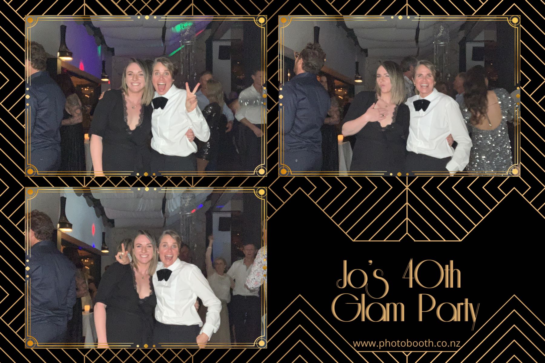 Jo's Glam 40th | View more photos from the event at gallery.photobooth.co.nz/u/SelfieCentral/Jos-Glam-40th