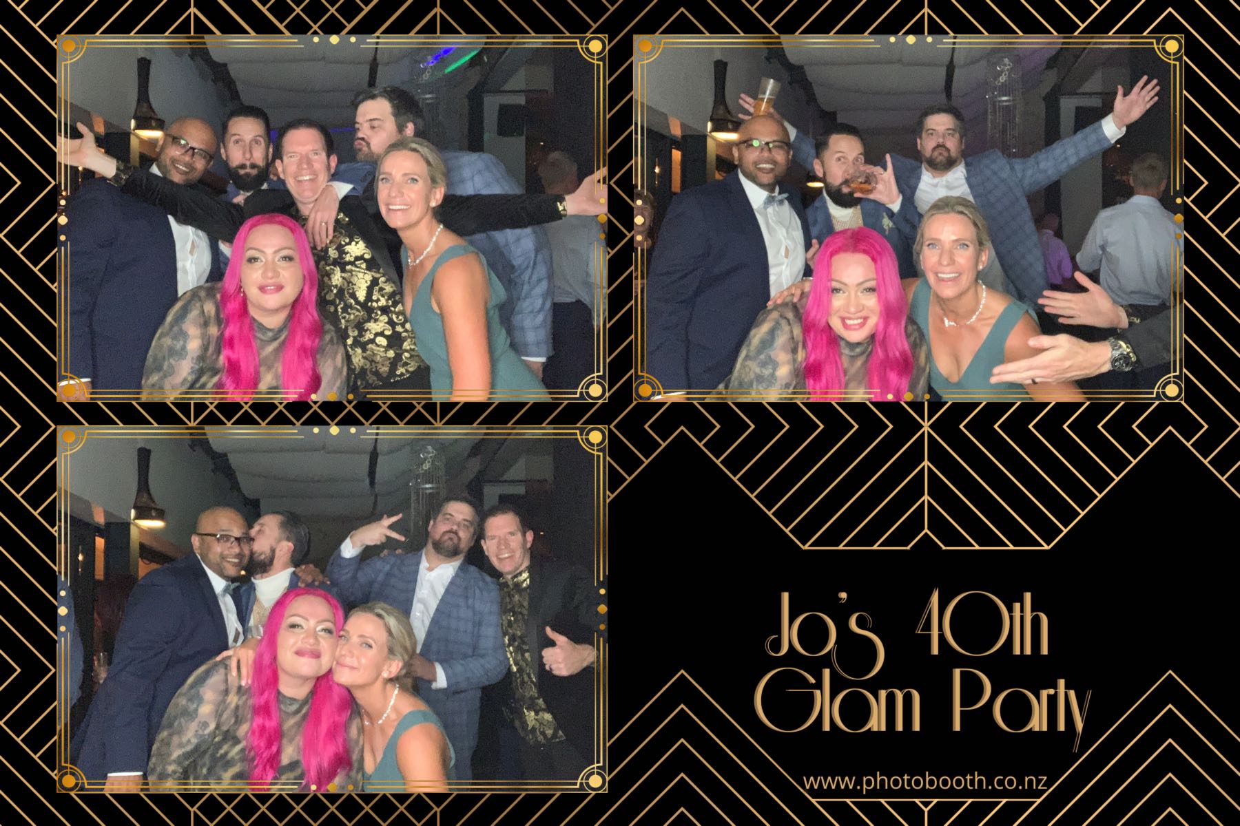 Jo's Glam 40th | View more photos from the event at gallery.photobooth.co.nz/u/SelfieCentral/Jos-Glam-40th