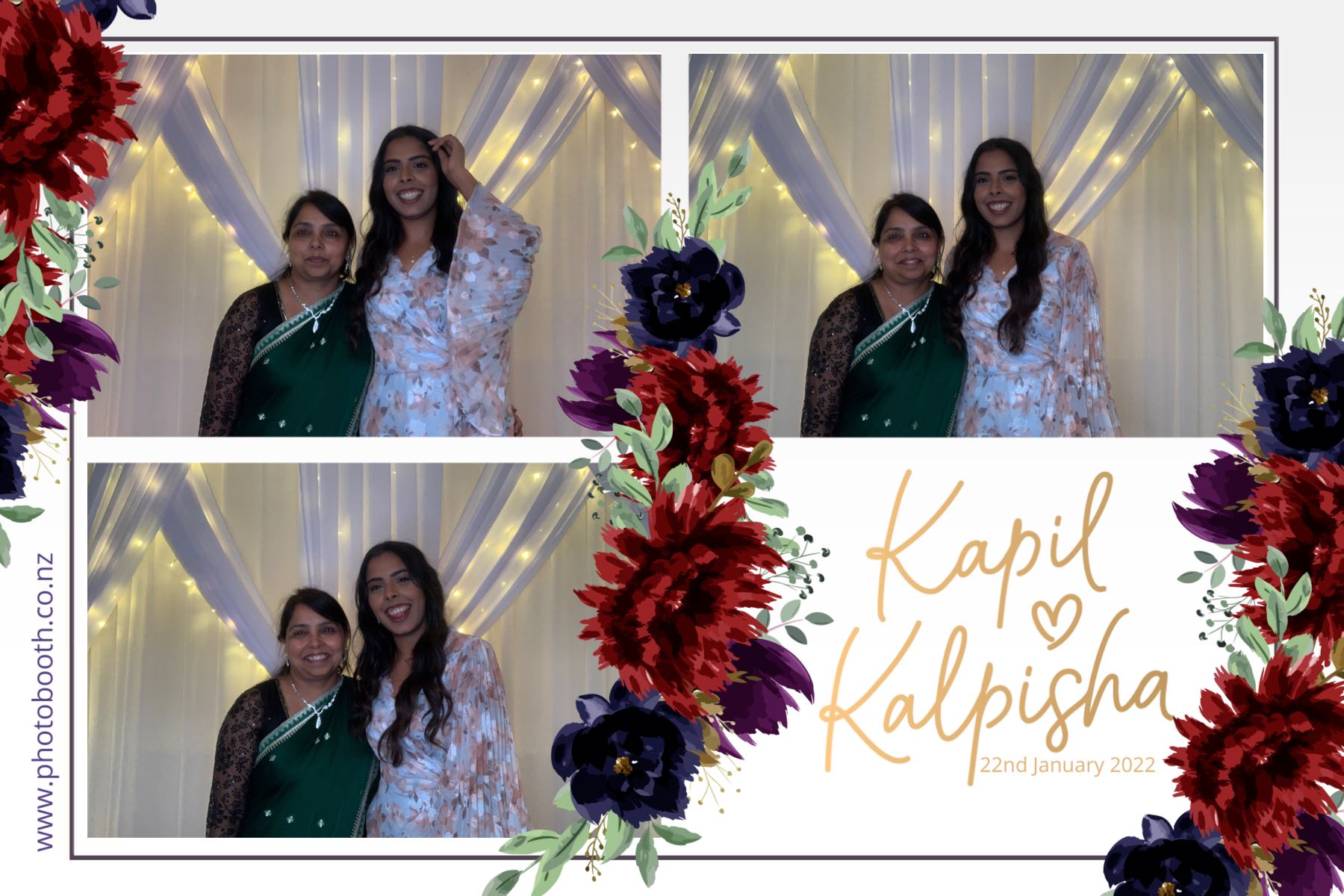 Kapil & Kalpisha's Wedding | View more photos from the event at gallery.photobooth.co.nz/u/SelfieCentral/Kapil-Kalpishas-Wedding