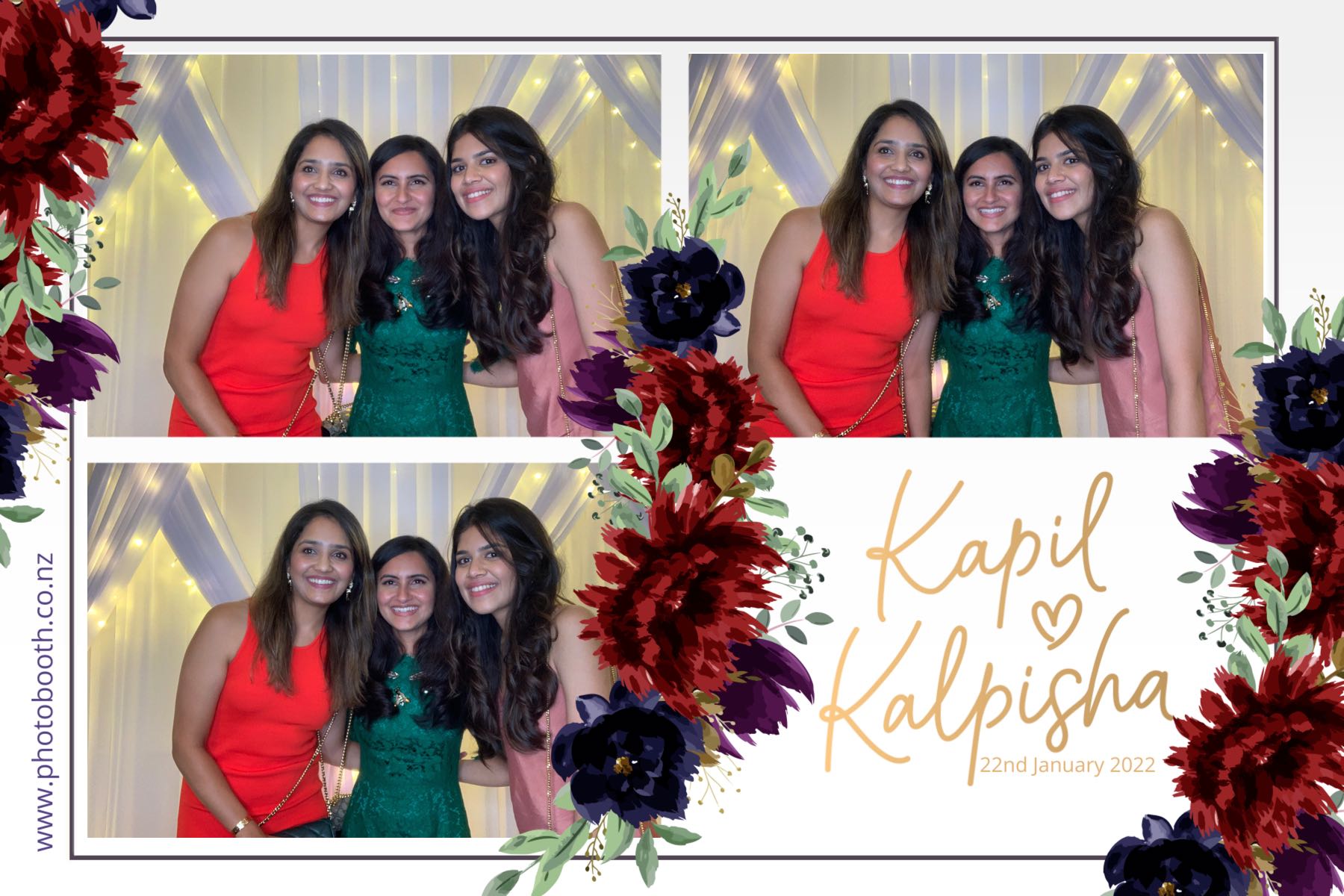 Kapil & Kalpisha's Wedding | View more photos from the event at gallery.photobooth.co.nz/u/SelfieCentral/Kapil-Kalpishas-Wedding