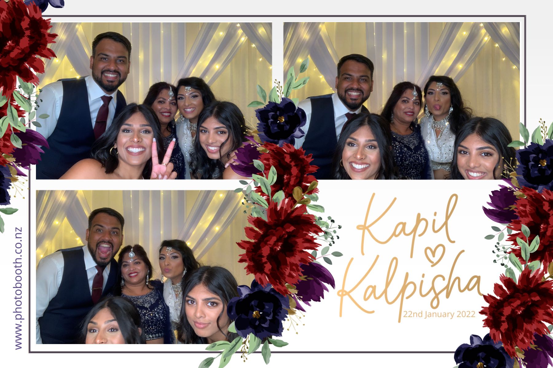 Kapil & Kalpisha's Wedding | View more photos from the event at gallery.photobooth.co.nz/u/SelfieCentral/Kapil-Kalpishas-Wedding