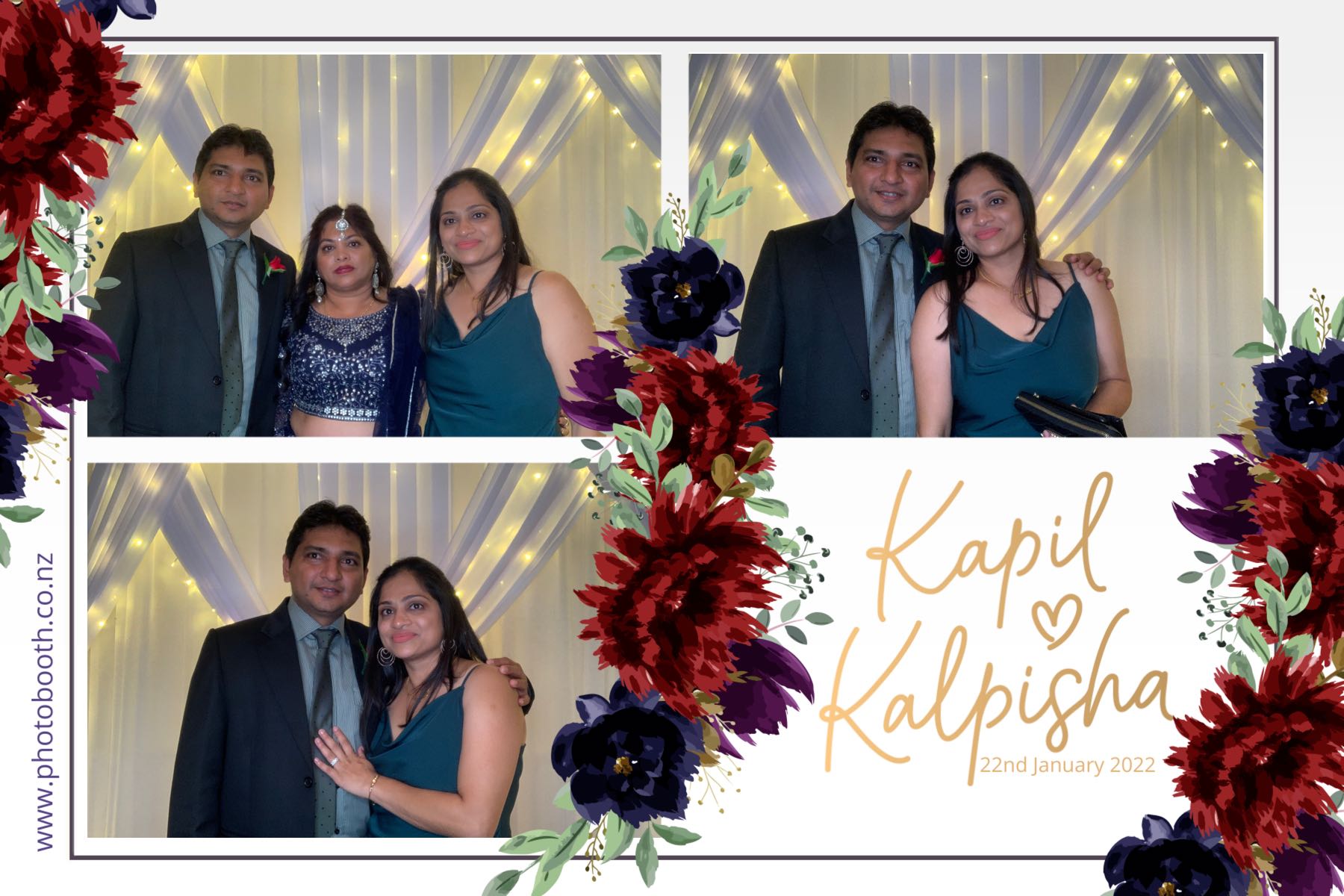 Kapil & Kalpisha's Wedding | View more photos from the event at gallery.photobooth.co.nz/u/SelfieCentral/Kapil-Kalpishas-Wedding
