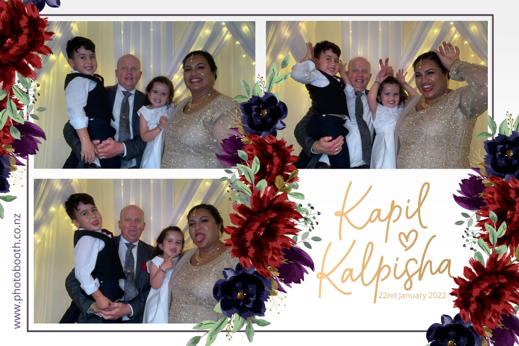 Kapil & Kalpisha's Wedding | View more photos from the event at gallery.photobooth.co.nz/u/SelfieCentral/Kapil-Kalpishas-Wedding