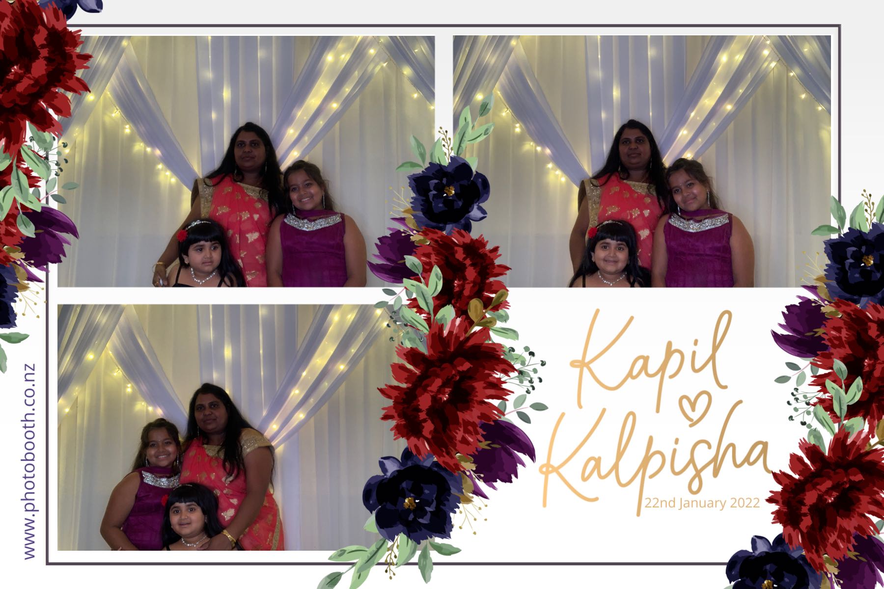 Kapil & Kalpisha's Wedding | View more photos from the event at gallery.photobooth.co.nz/u/SelfieCentral/Kapil-Kalpishas-Wedding