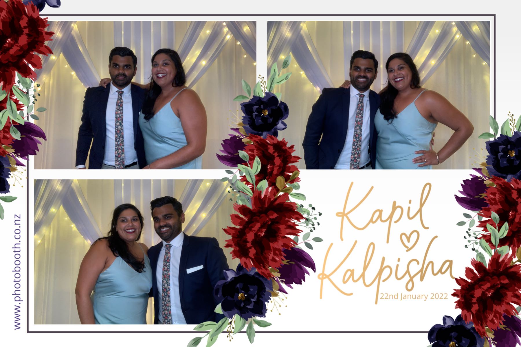 Kapil & Kalpisha's Wedding | View more photos from the event at gallery.photobooth.co.nz/u/SelfieCentral/Kapil-Kalpishas-Wedding