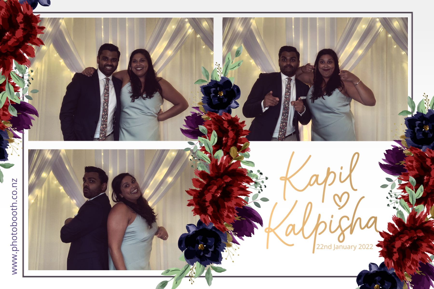 Kapil & Kalpisha's Wedding | View more photos from the event at gallery.photobooth.co.nz/u/SelfieCentral/Kapil-Kalpishas-Wedding