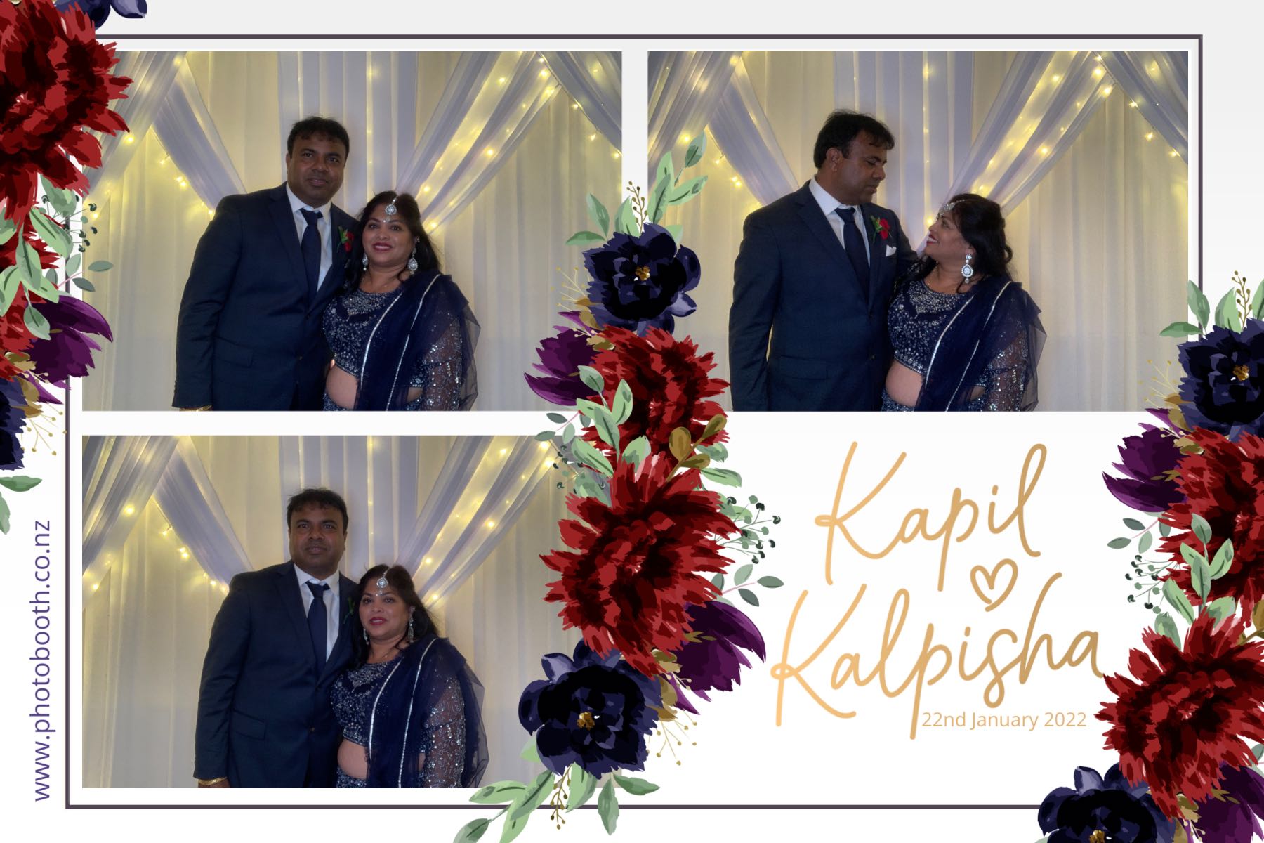Kapil & Kalpisha's Wedding | View more photos from the event at gallery.photobooth.co.nz/u/SelfieCentral/Kapil-Kalpishas-Wedding