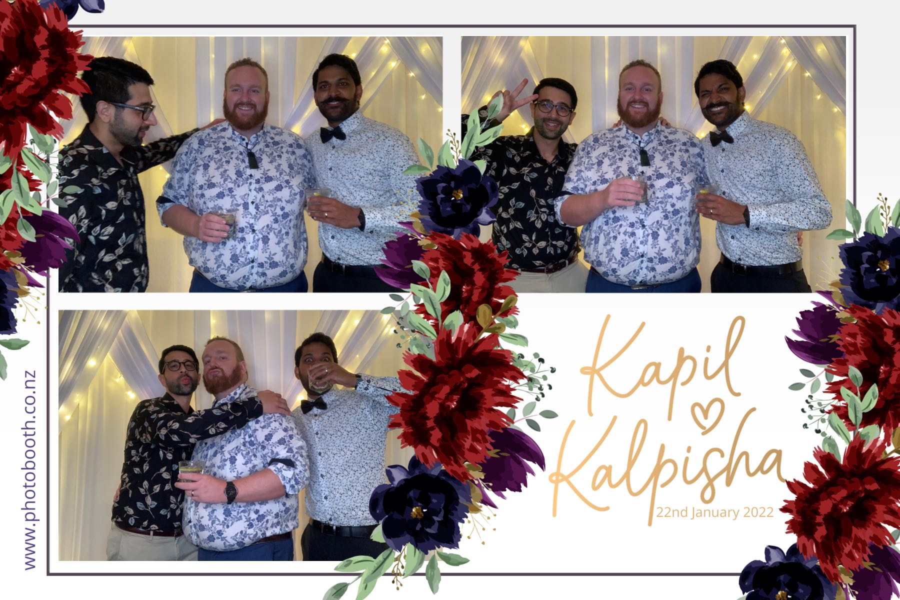Kapil & Kalpisha's Wedding | View more photos from the event at gallery.photobooth.co.nz/u/SelfieCentral/Kapil-Kalpishas-Wedding