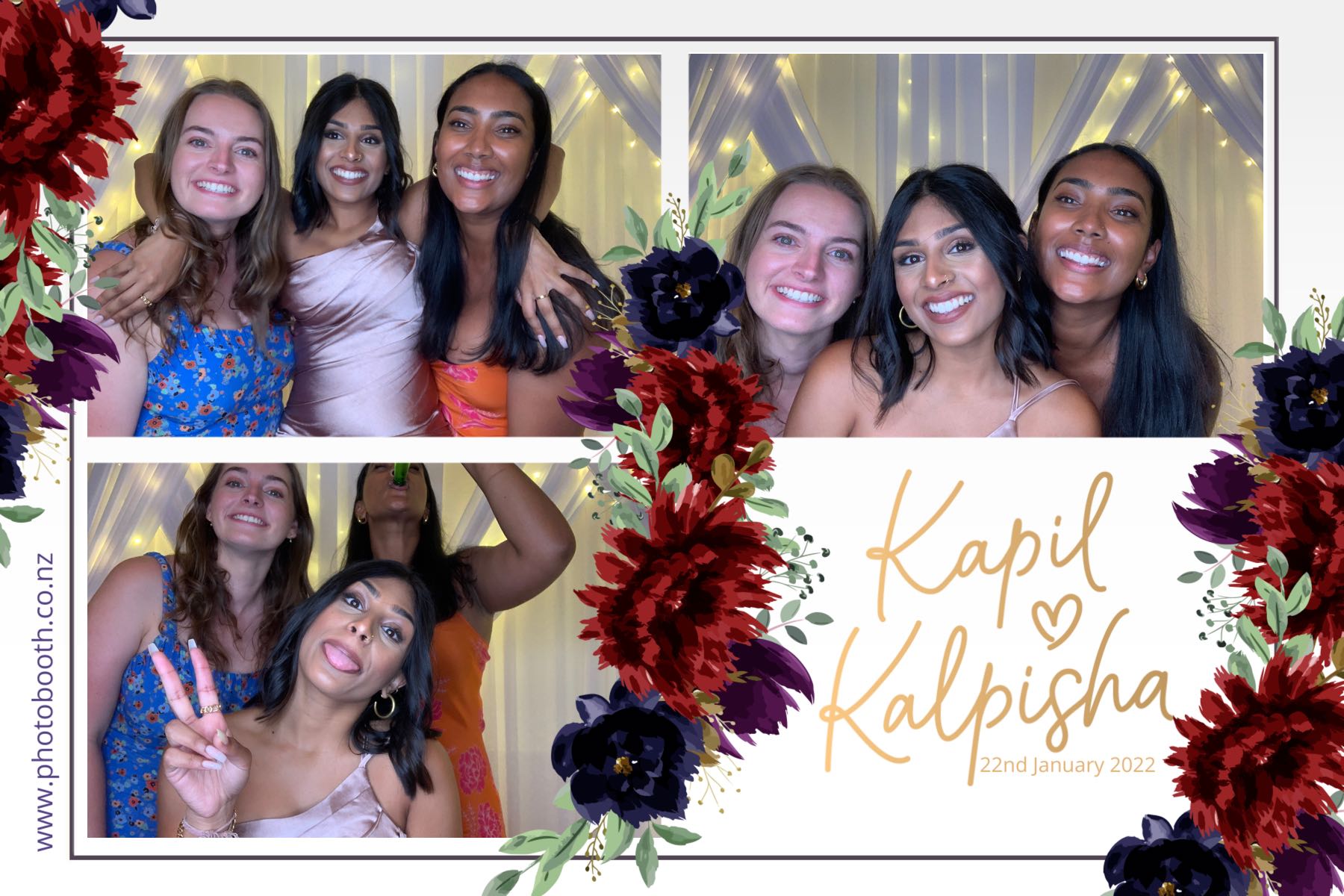 Kapil & Kalpisha's Wedding | View more photos from the event at gallery.photobooth.co.nz/u/SelfieCentral/Kapil-Kalpishas-Wedding