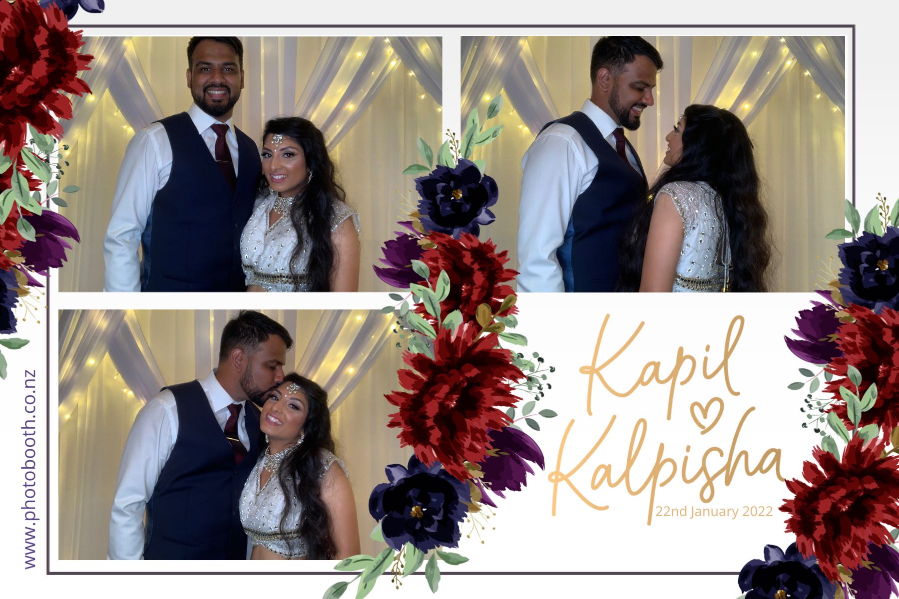 Kapil & Kalpisha's Wedding | View more photos from the event at gallery.photobooth.co.nz/u/SelfieCentral/Kapil-Kalpishas-Wedding