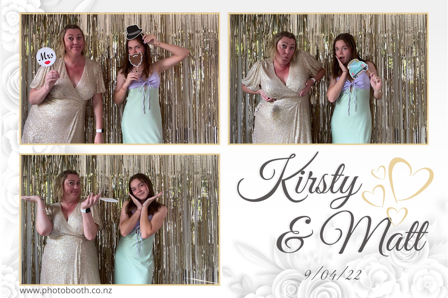 Kirsty & Matt's Wedding | View more photos from the event at gallery.photobooth.co.nz/u/SelfieCentral/Kirsty-Matts-Wedding