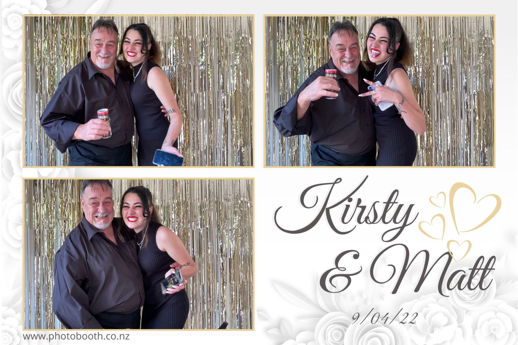 Kirsty & Matt's Wedding | View more photos from the event at gallery.photobooth.co.nz/u/SelfieCentral/Kirsty-Matts-Wedding