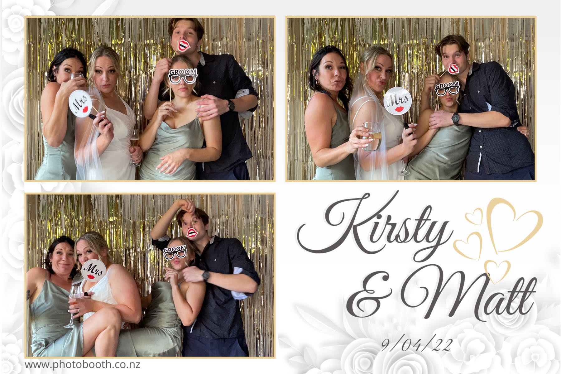 Kirsty & Matt's Wedding | View more photos from the event at gallery.photobooth.co.nz/u/SelfieCentral/Kirsty-Matts-Wedding