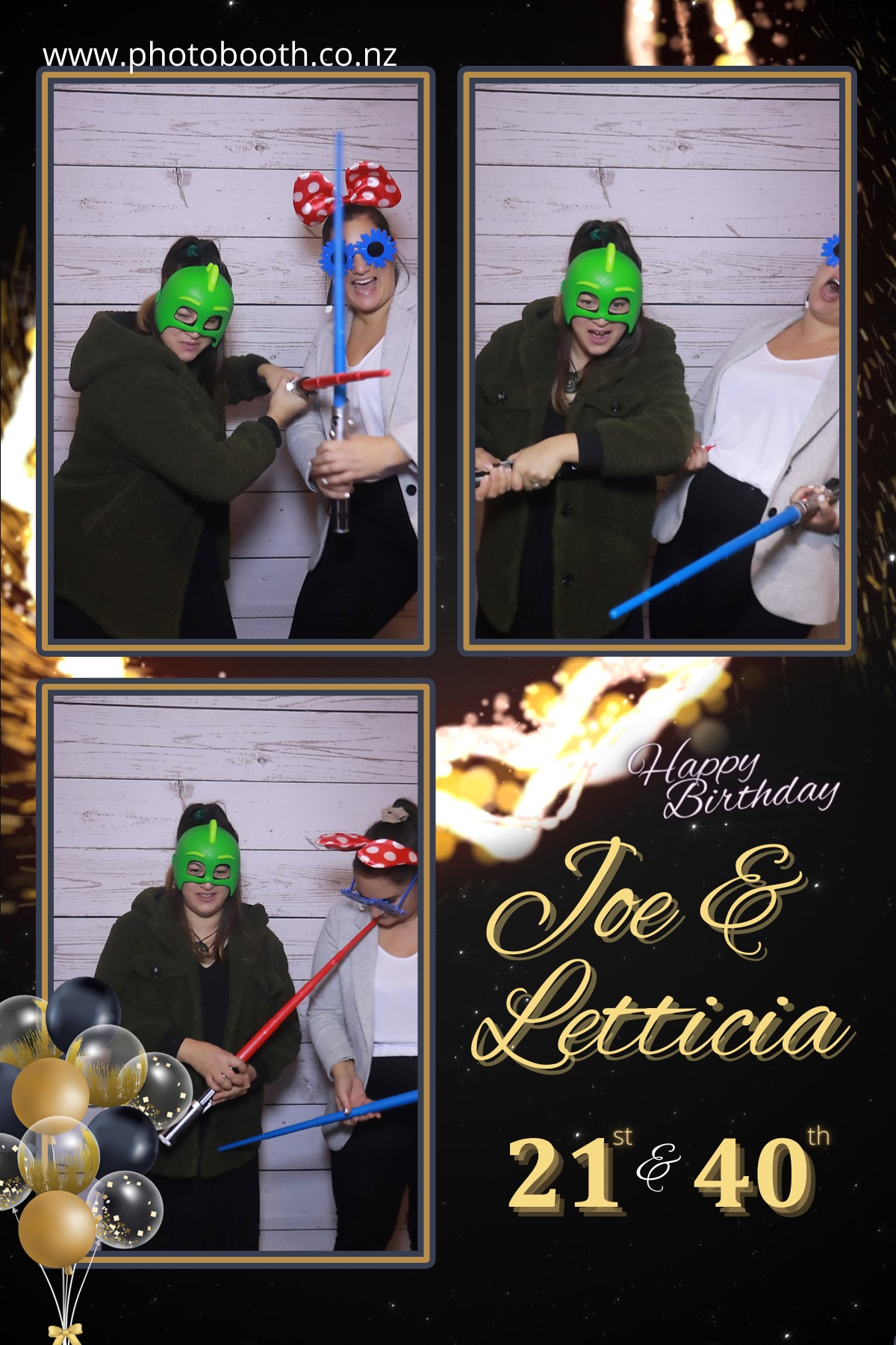 Letticia's 40th & Joe's 21st | View more photos from the event at gallery.photobooth.co.nz/u/SelfieCentral/Letticias-40th-Joes-21st