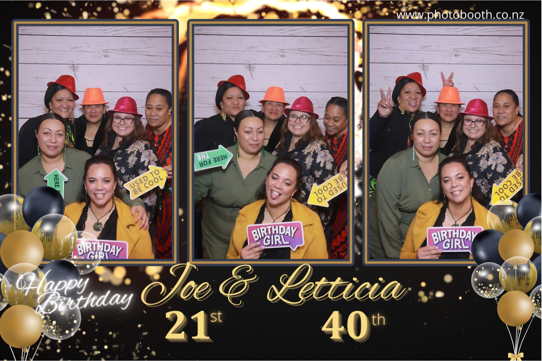 Letticia's 40th & Joe's 21st | View more photos from the event at gallery.photobooth.co.nz/u/SelfieCentral/Letticias-40th-Joes-21st