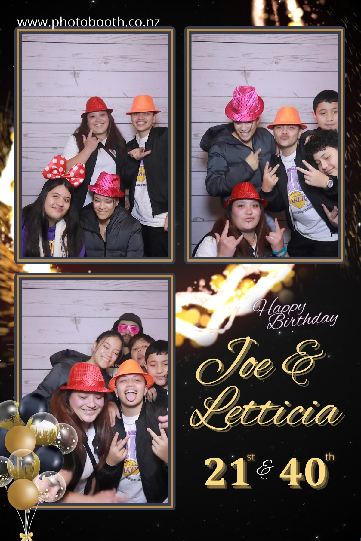 Letticia's 40th & Joe's 21st | View more photos from the event at gallery.photobooth.co.nz/u/SelfieCentral/Letticias-40th-Joes-21st
